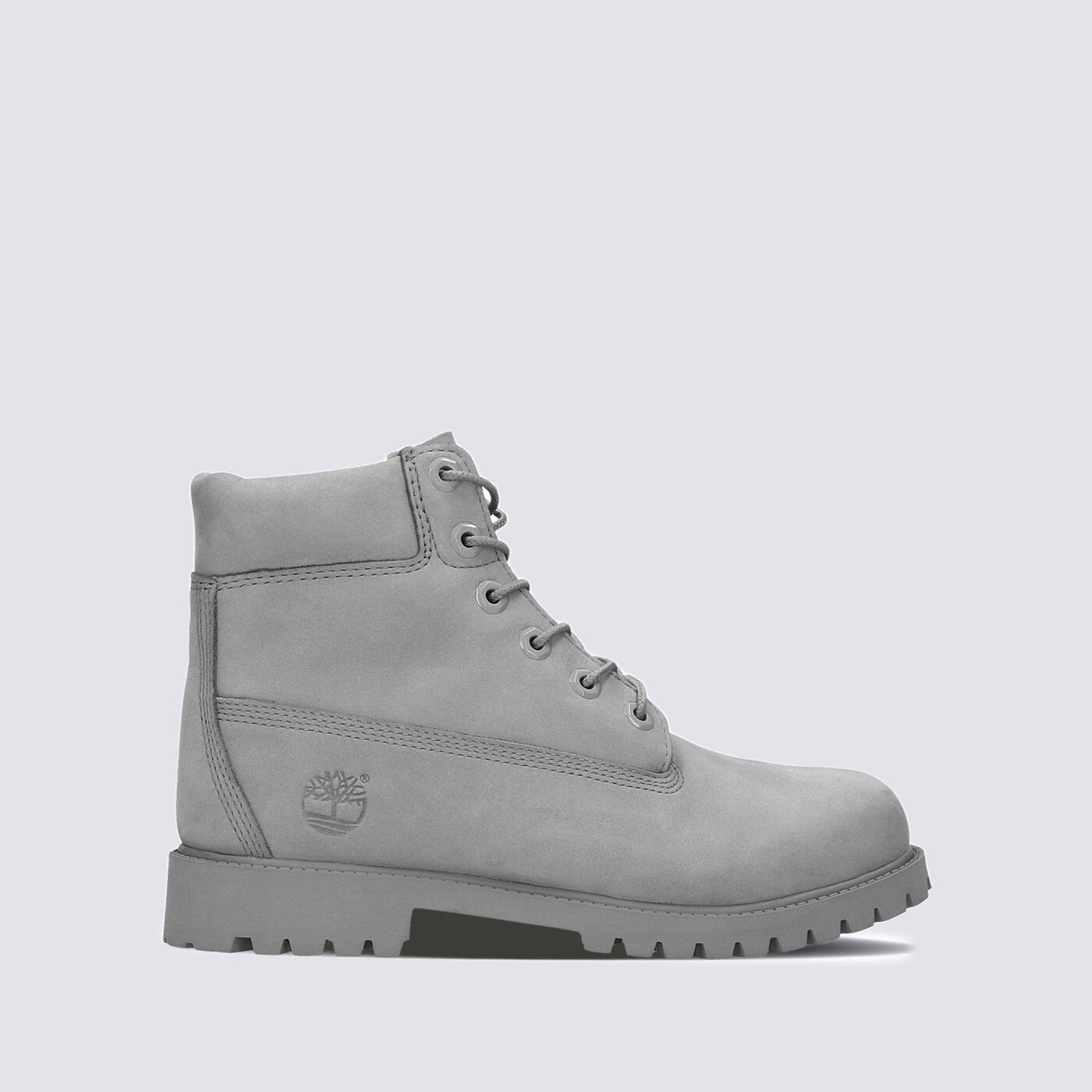 Детски боти TIMBERLAND 6 IN PREMIUM WP BOOT tb0a172f0651 цвят сив