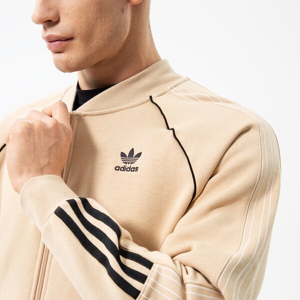 Мъжки суичър ADIDAS СУИТЧЪР СЪС ЗАКОПЧАВАНЕ FLEECE SST TT hi2994 цвят бежов