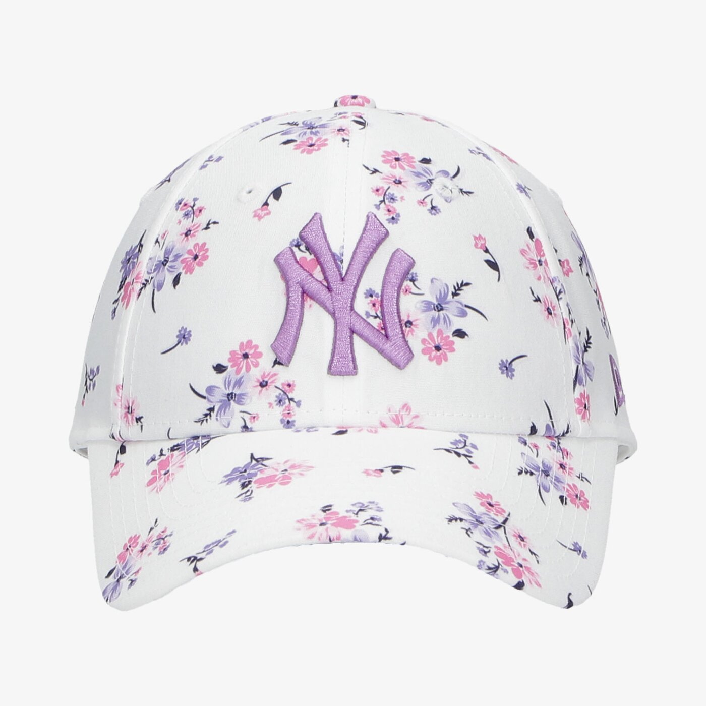 Дамска шапка с козирка NEW ERA ШАПКА WMNS FLORAL 9FORTY NEYYAN WHI 60112730 цвят бял