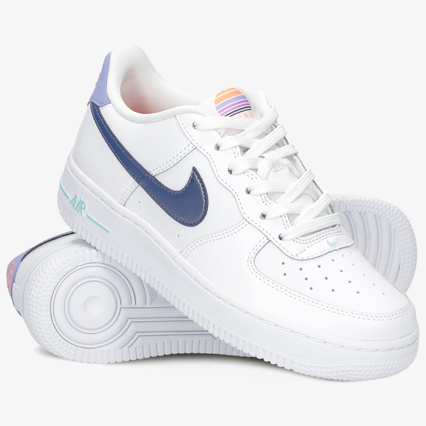Детски маратонки NIKE AIR FORCE 1 LV8 1 dc8188-100 цвят бял