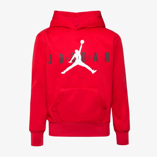 Детски суичър JORDAN СУИТЧЪР С КАЧУЛКА JUMPMAN PULLOVER BOY 95b910-r78 цвят червен