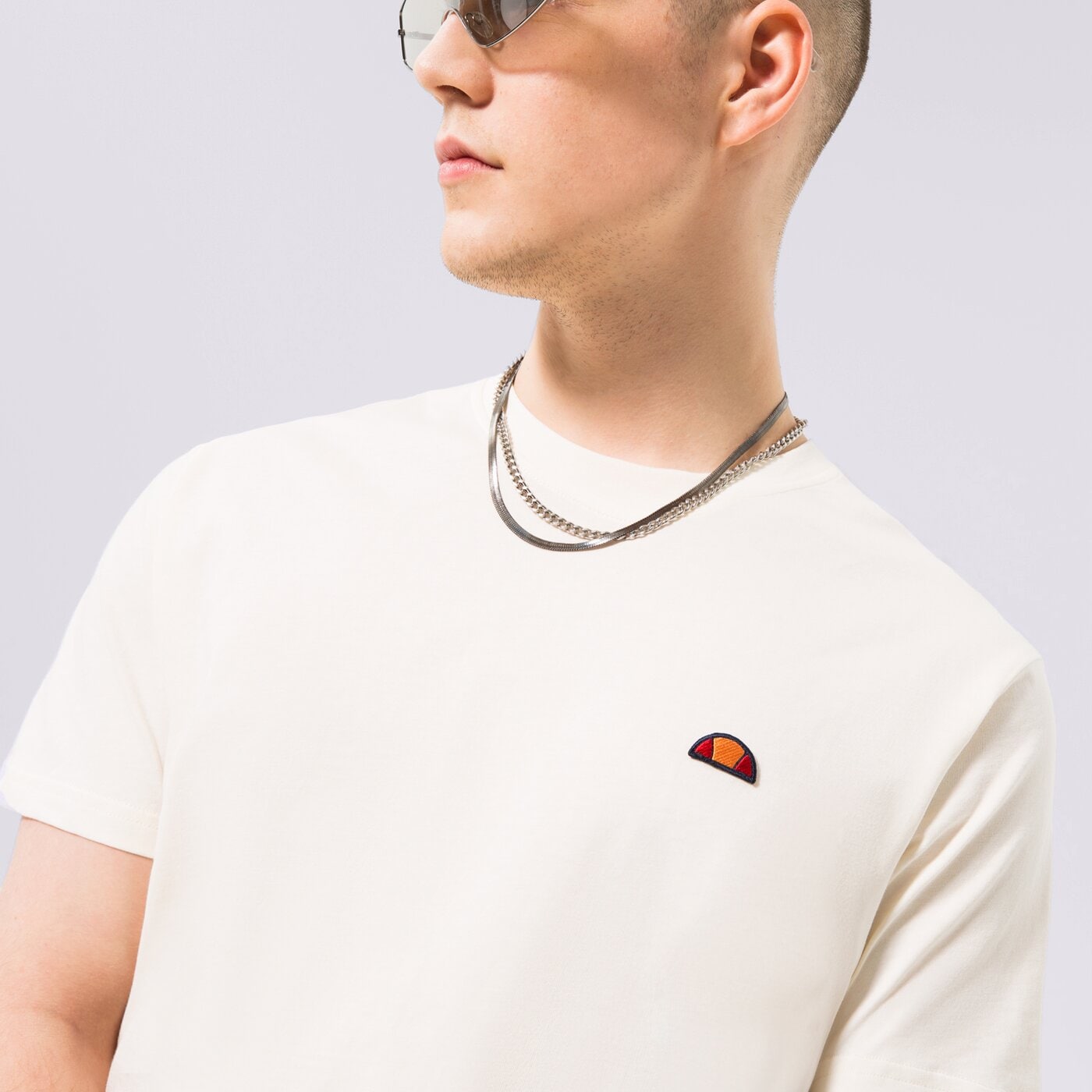 Мъжка тениска ELLESSE ТЕНИСКА AZZINA OFF WHITE smg19603904 цвят бял