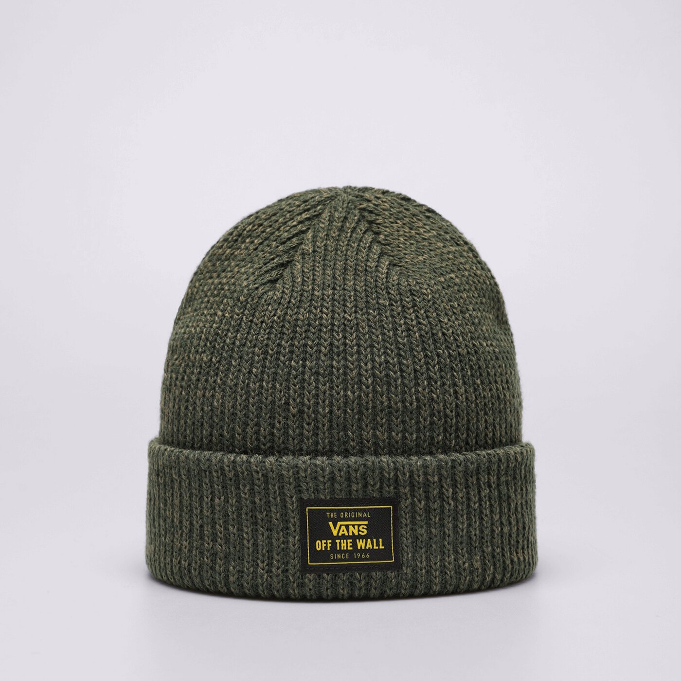 Дамска зимна шапка VANS ШАПКА MN BRUCKNER CUFF vn0a3i5lbd61 цвят зелен