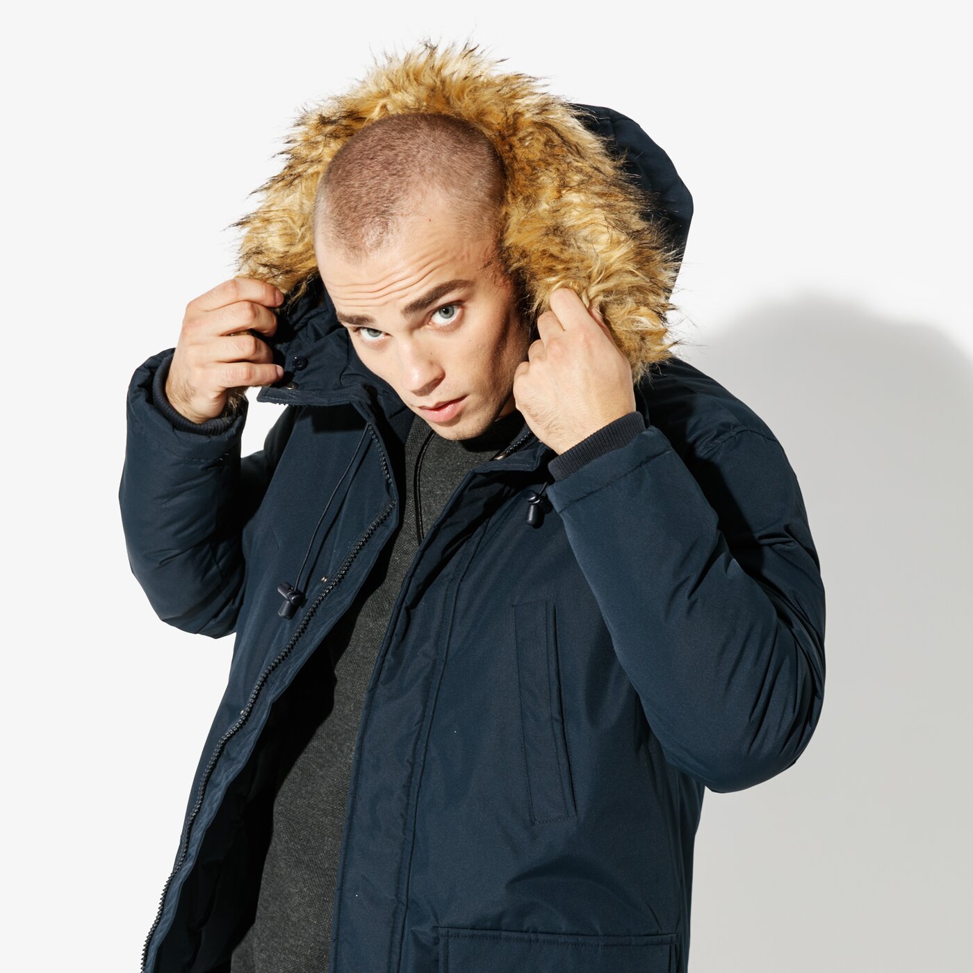 Мъжко зимно яке CONFRONT ЯКЕ SELO cfv38kum02001 цвят тъмносин