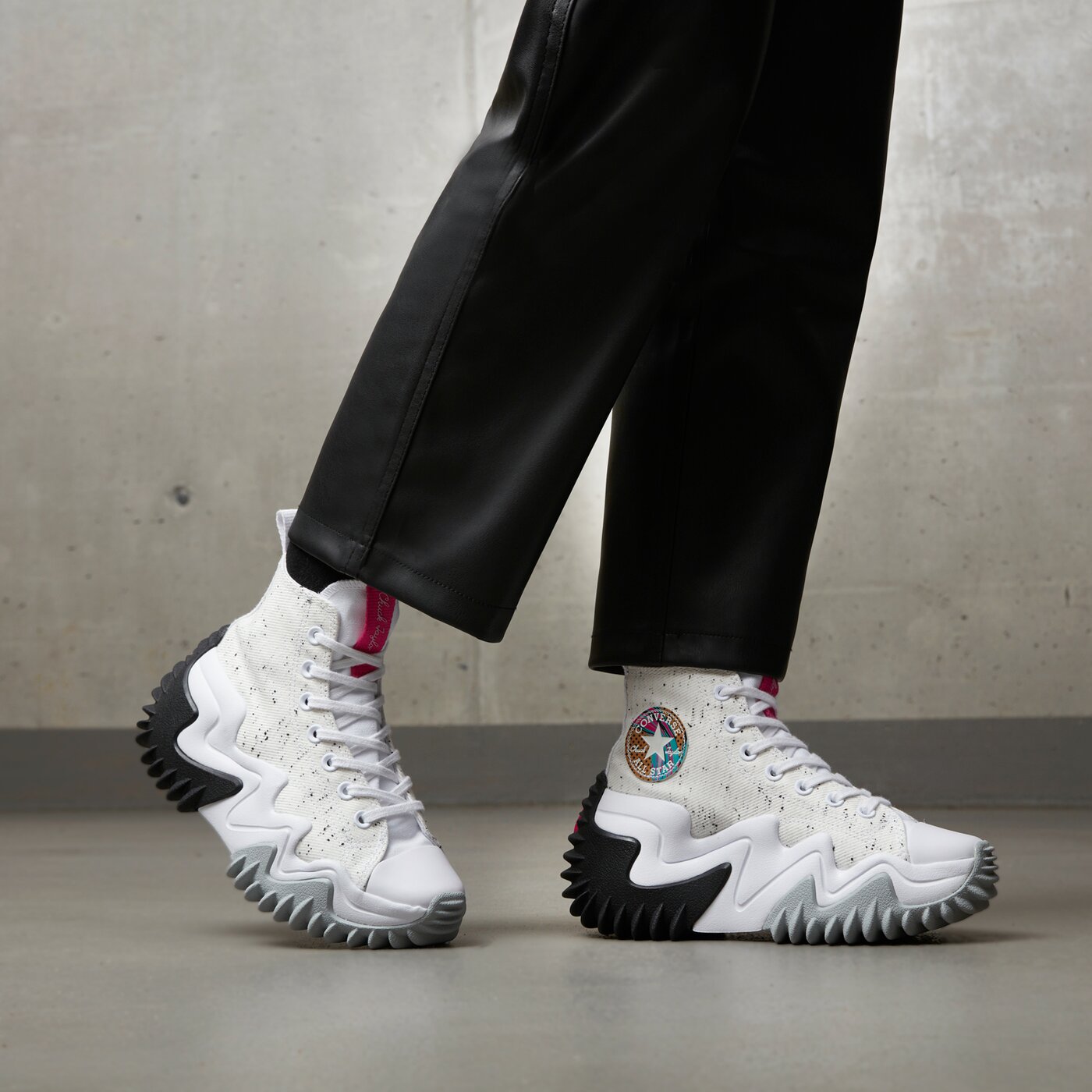 Дамски маратонки CONVERSE RUN STAR MOTION a00554c цвят сив