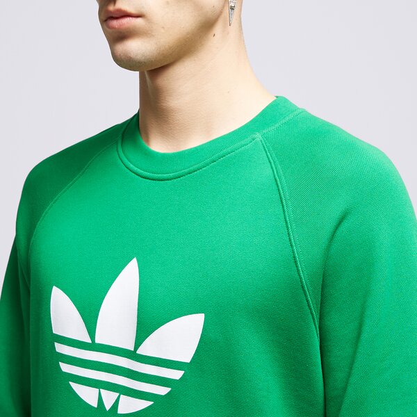 Мъжки суичър ADIDAS СУИТЧЪР TREFOIL CREW im4503 цвят зелен