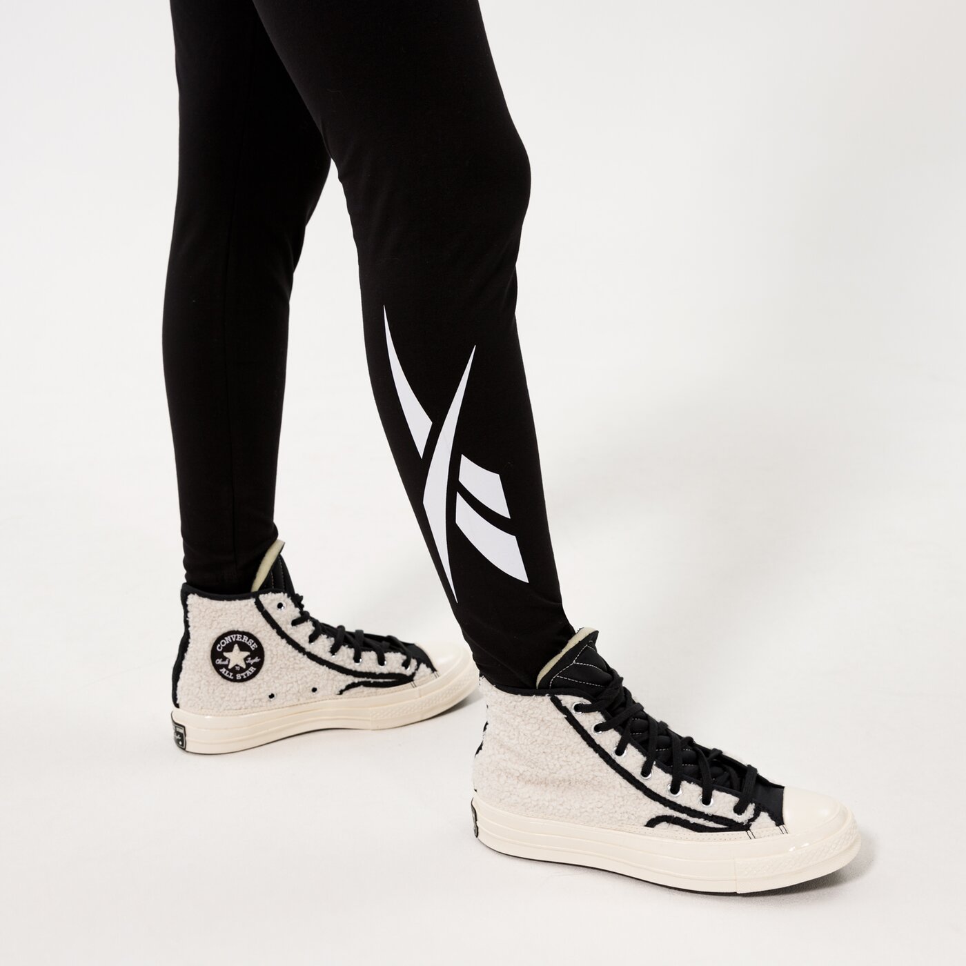 Дамски панталони REEBOK ПАНТАЛОНИ CL PF LOGO LEGGING h41357 цвят черен