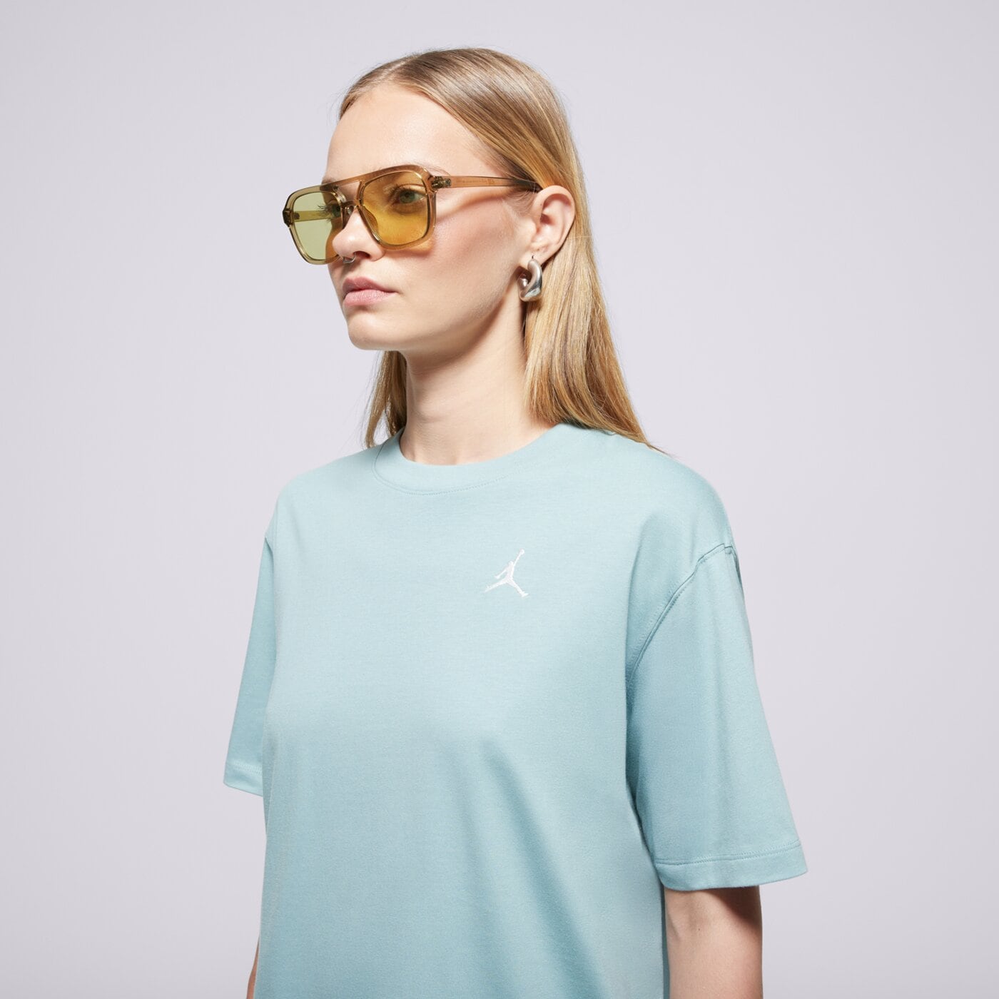 Дамска тениска W J BRK ESS SS GF TEE 23  fn4500-017 цвят зелен