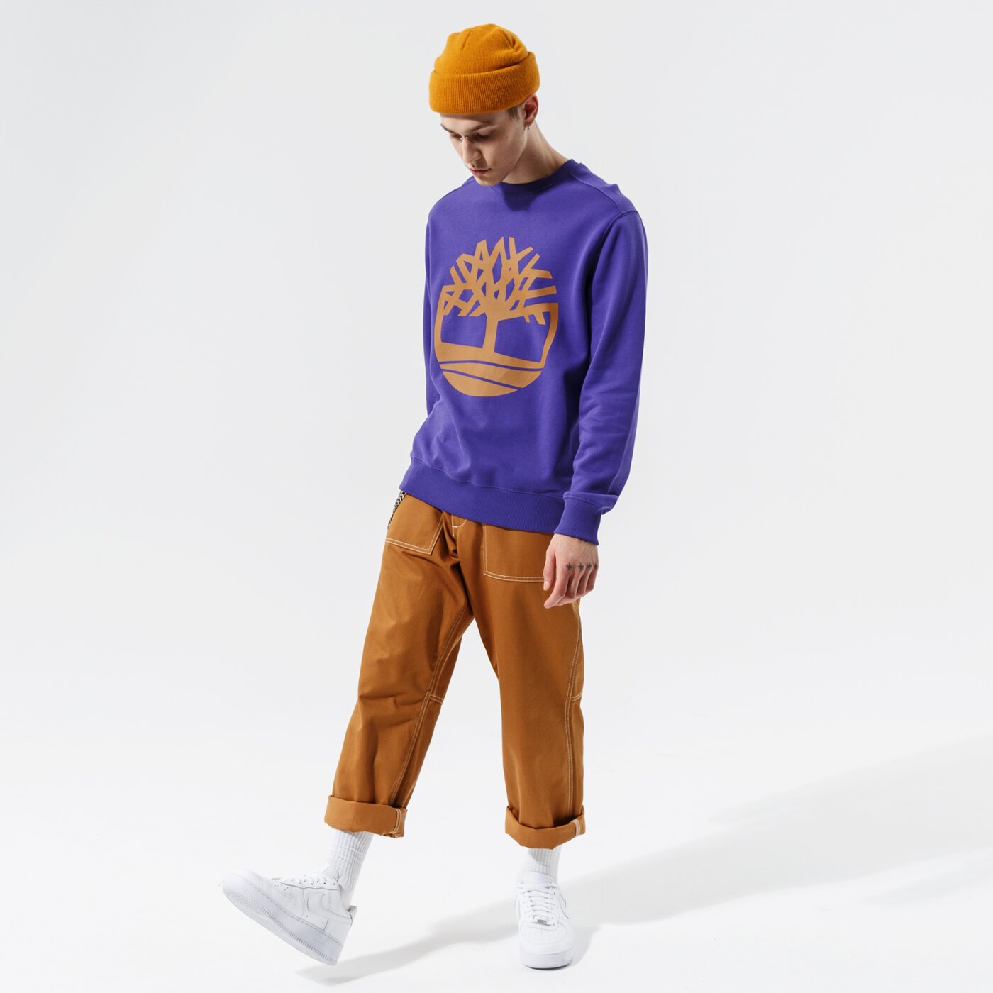 Мъжки суичър TIMBERLAND СУИТЧЪР YC CORE TREE LOGO CREW NECK SWEATSHIRT tb0a2bj8cc61 цвят виолетов