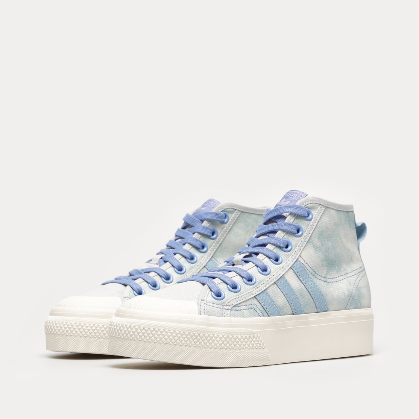 Дамски маратонки ADIDAS NIZZA PLATFORM MID W hq4327 цвят син