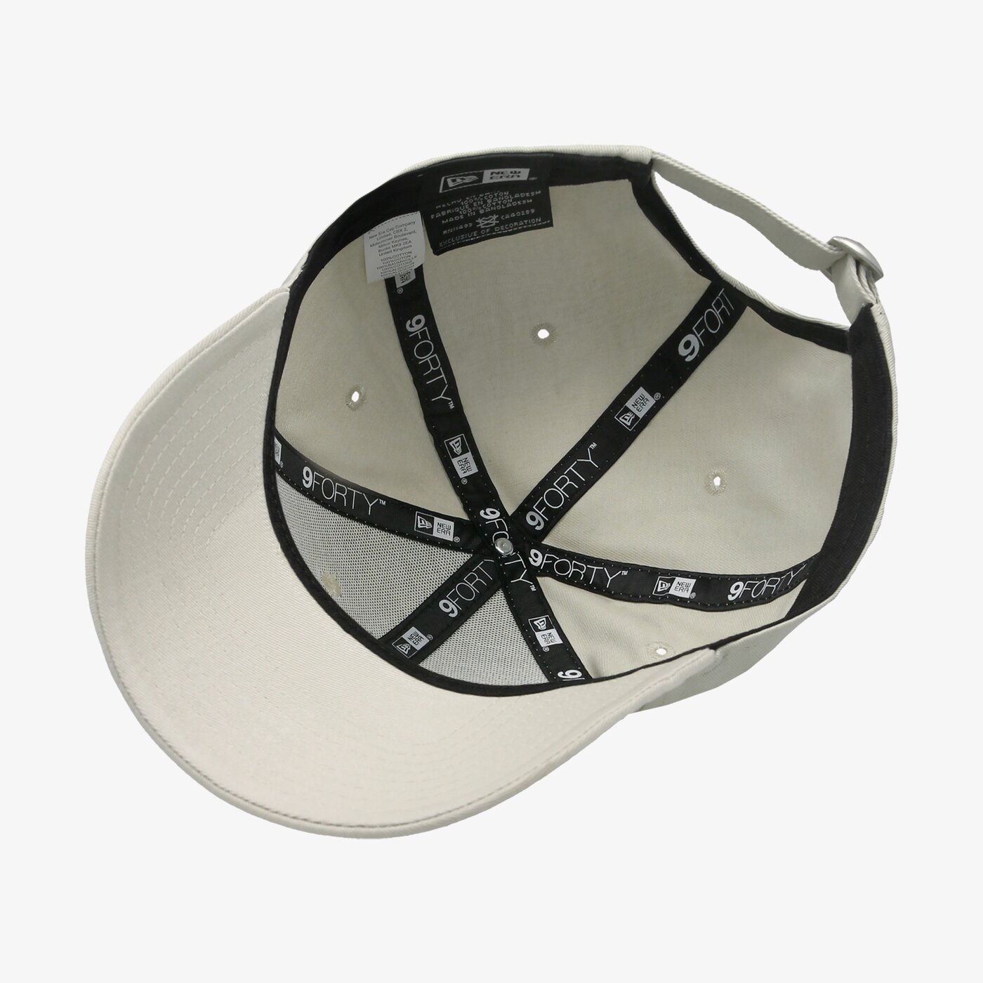 Мъжка шапка с козирка NEW ERA ШАПКА NE SCRIPT PATCH 9FORTY NONE STN 80581017 цвят бежов