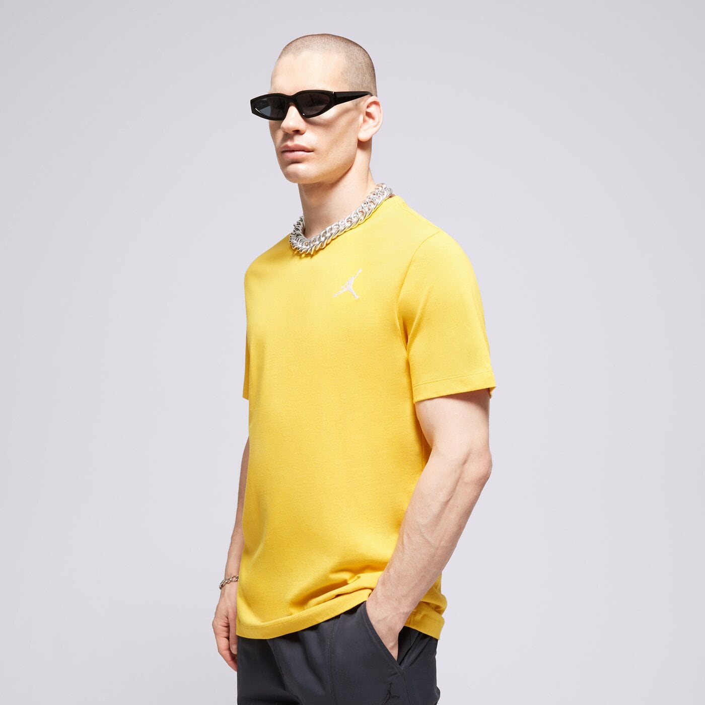 Мъжка тениска JORDAN ТЕНИСКА M J FLT MVP WM SS CREW dc7485-752 цвят жълт