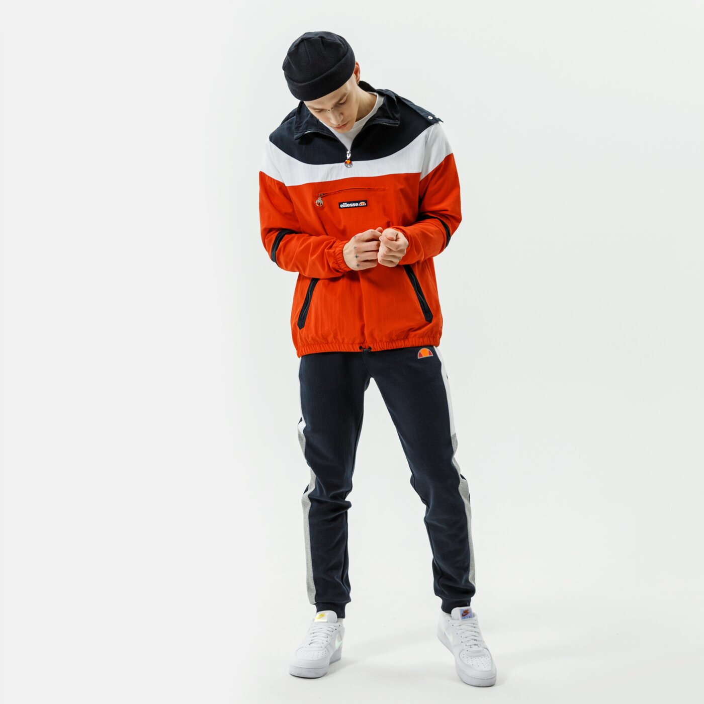Мъжко преходно яке ELLESSE ЯКЕ ROMELO OH JACKET D ORNG shi04064700 цвят оранжев
