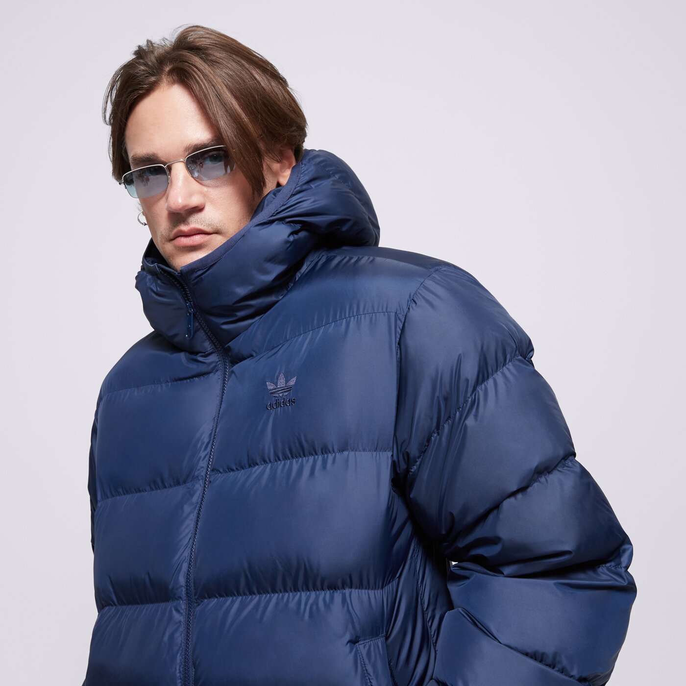 Мъжко зимно яке ADIDAS ЯКЕ ЗИМНО COMMERCIAL PUFF iy3397 цвят тъмносин