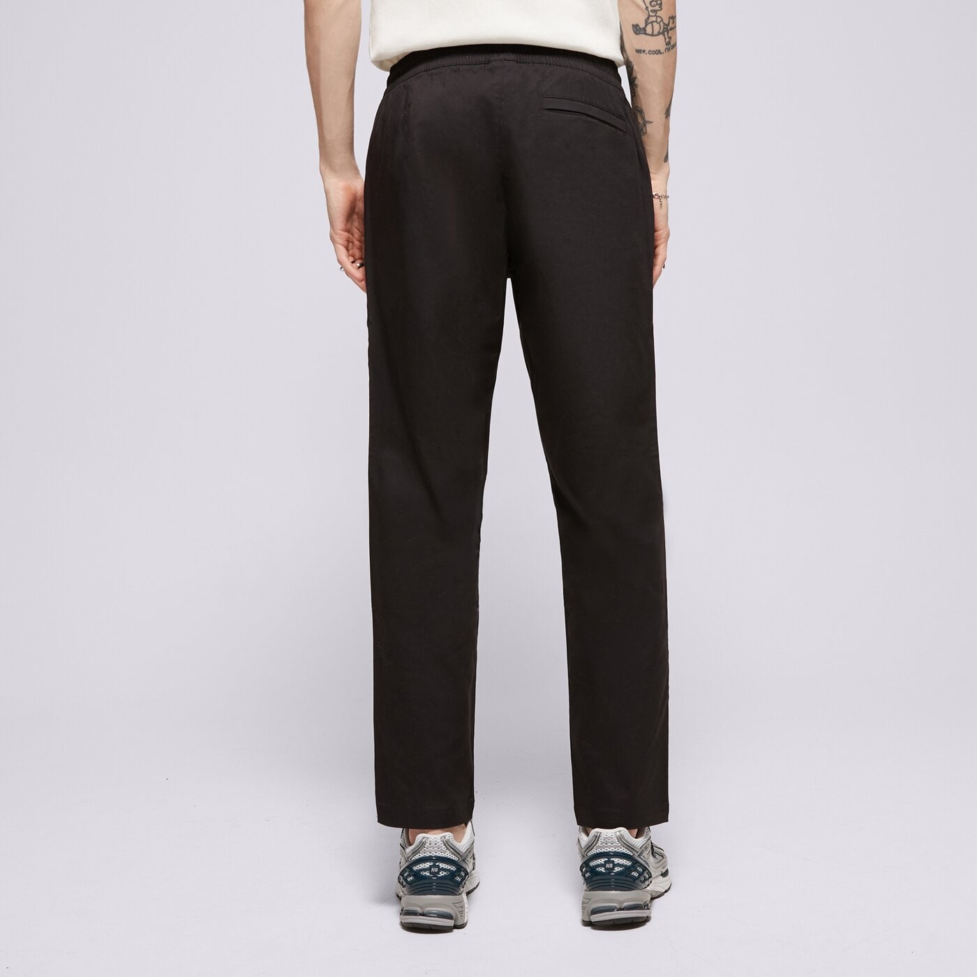 Мъжки панталони NEW BALANCE ПАНТАЛОНИ ICON TWILL TAPERED mp41575bk цвят черен