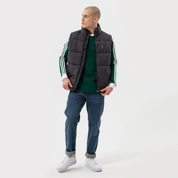 Мъжка тениска ADIDAS ТЕНИСКА 3-STRIPES LS T he9533 цвят зелен