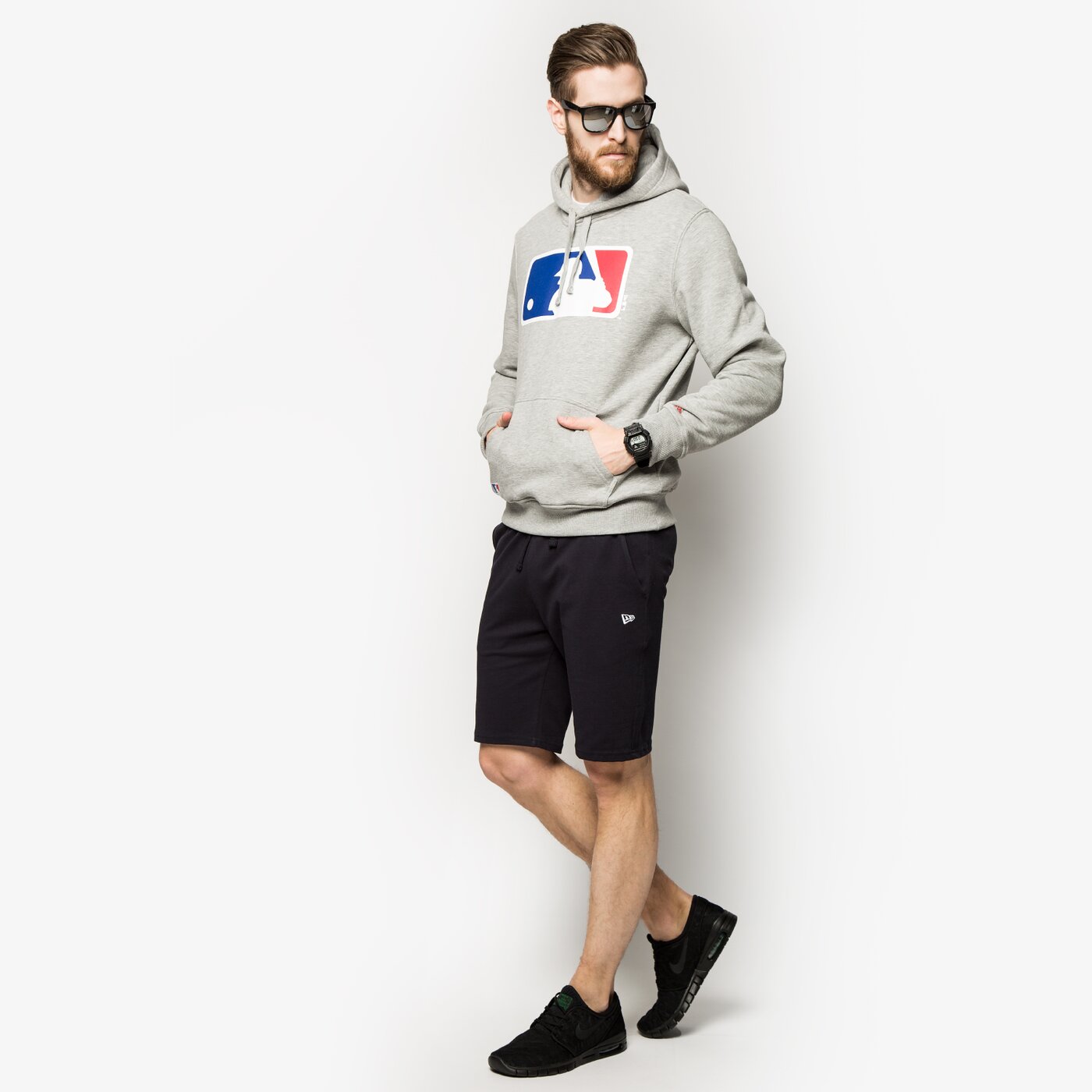 Мъжки суичър NEW ERA СУИТЧЪР MLB APP MLB GENERIC LOGO GRY HEAT 11204075 цвят сив