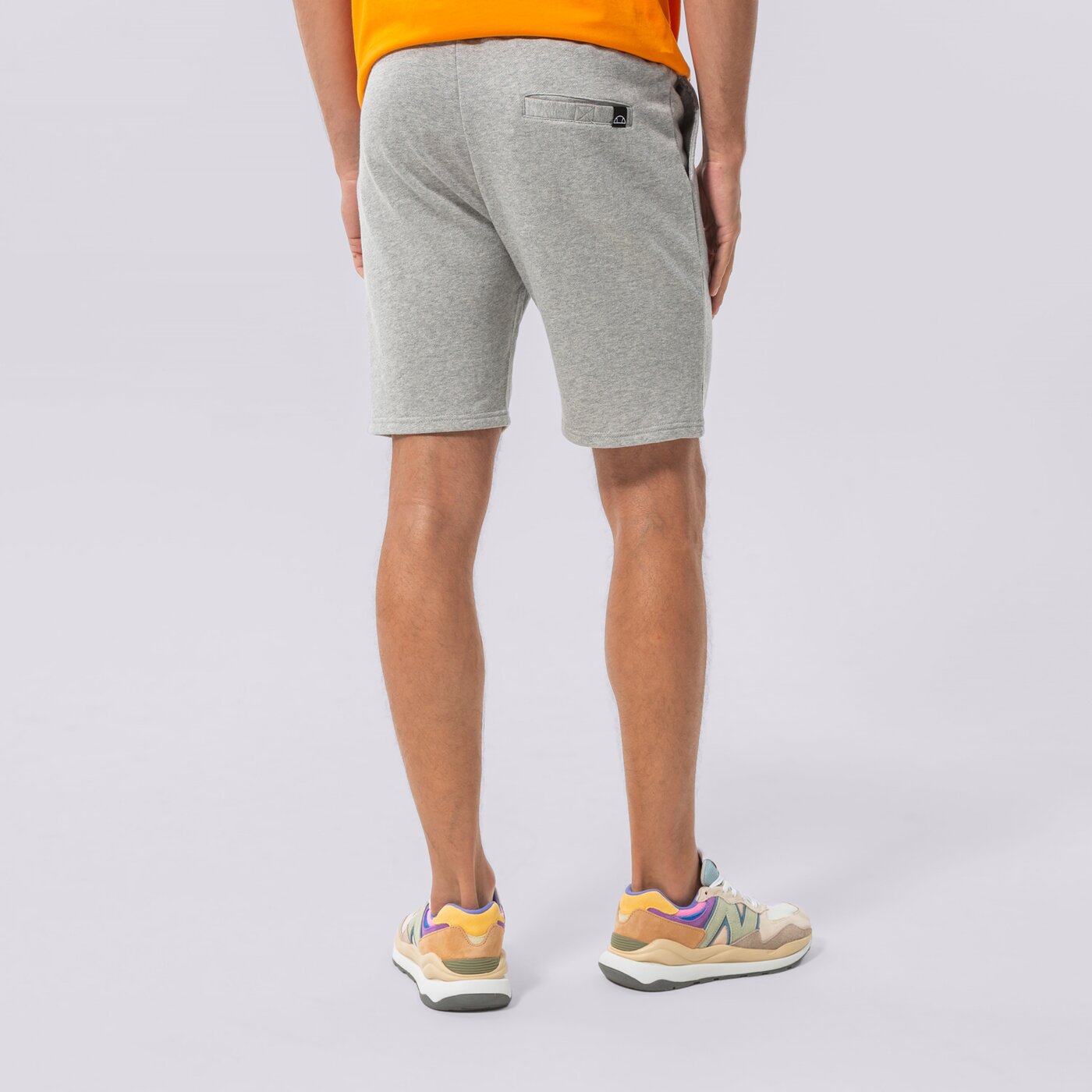 Мъжки къси панталони ELLESSE ШОРТИ ALLED SHORT GREY MARL smg17112112 цвят сив