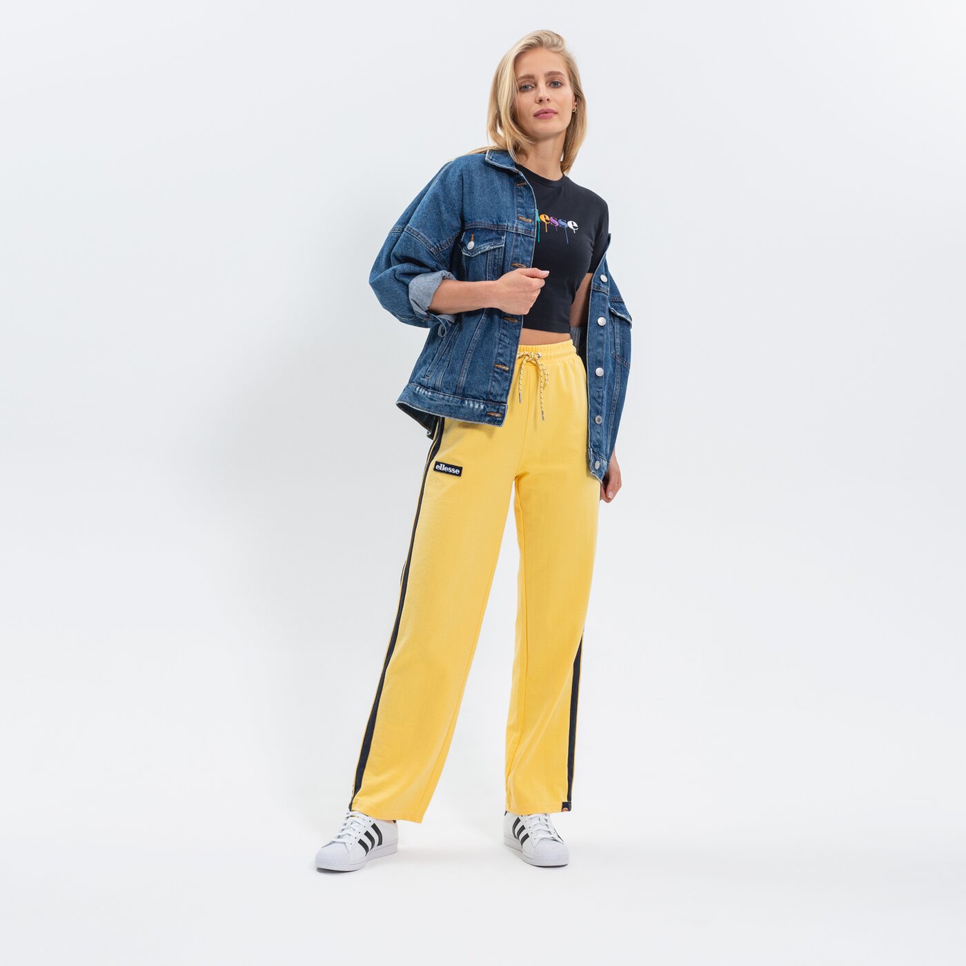 Дамски панталони ELLESSE ПАНТАЛОНИ ATER TRACK PANT YELLOW sgk12166606 цвят жълт