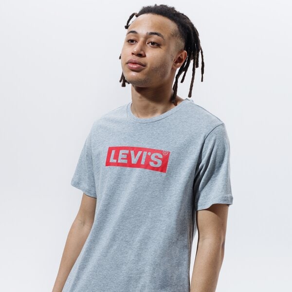 Мъжка тениска LEVI'S ТЕНИСКА BOXTAB GRAPHIC TEE 857850030 цвят сив