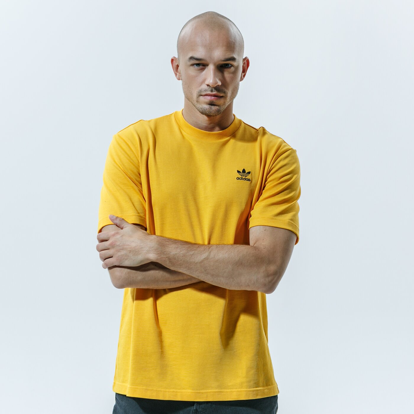 Мъжка тениска ADIDAS ТЕНИСКА B+F TREFOIL TEE ge0824 цвят жълт