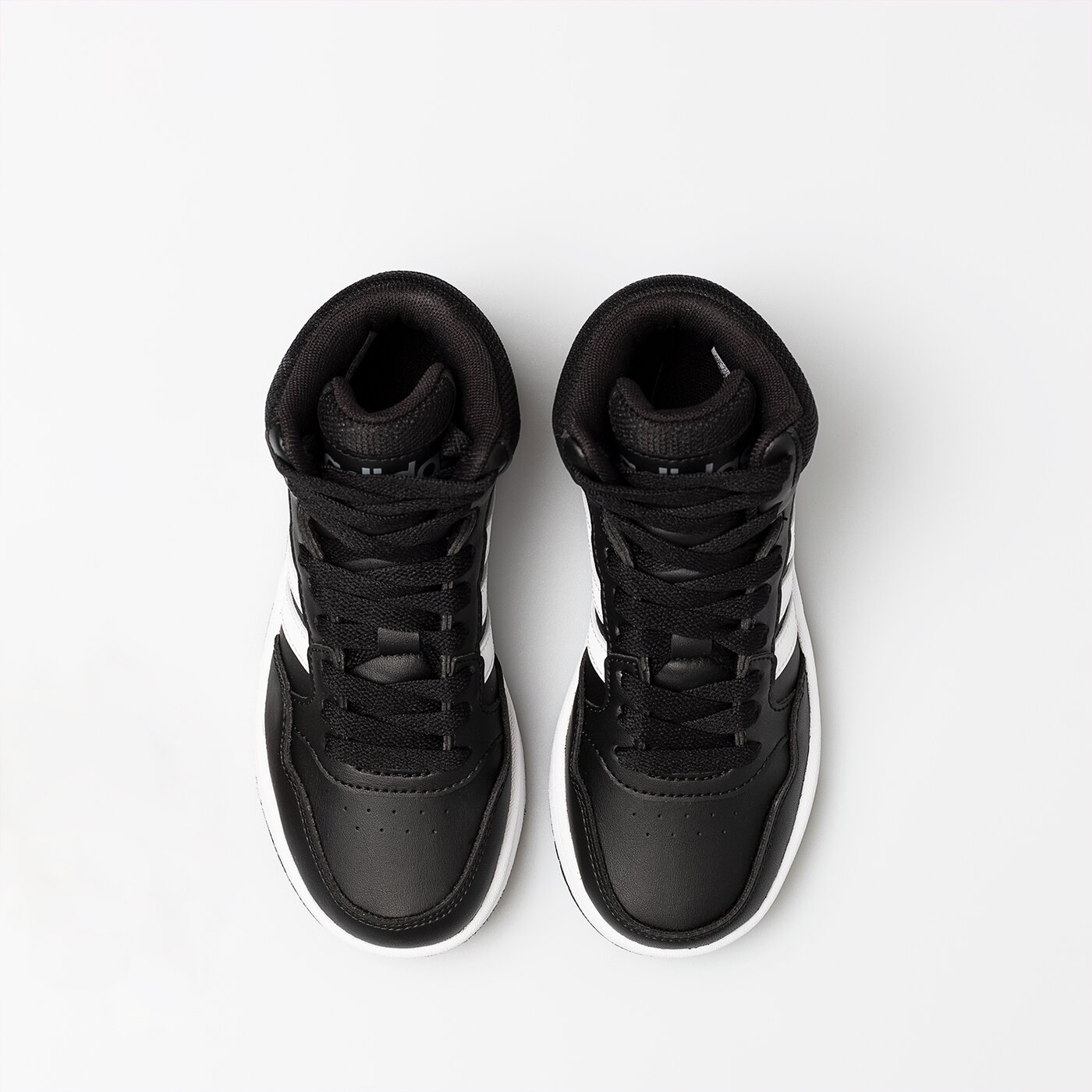 Детски маратонки ADIDAS HOOPS MID 3.0 K gw0402 цвят черен