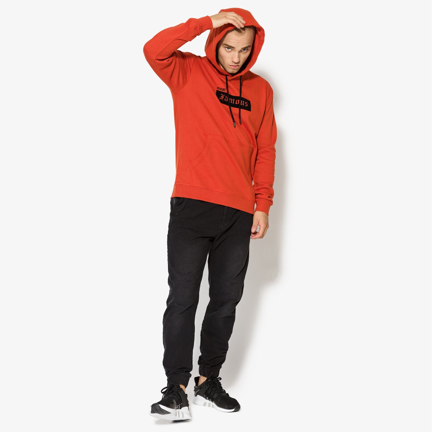 Мъжки суичър CONFRONT СУИТЧЪР TWIN cf37blm05001 цвят оранжев