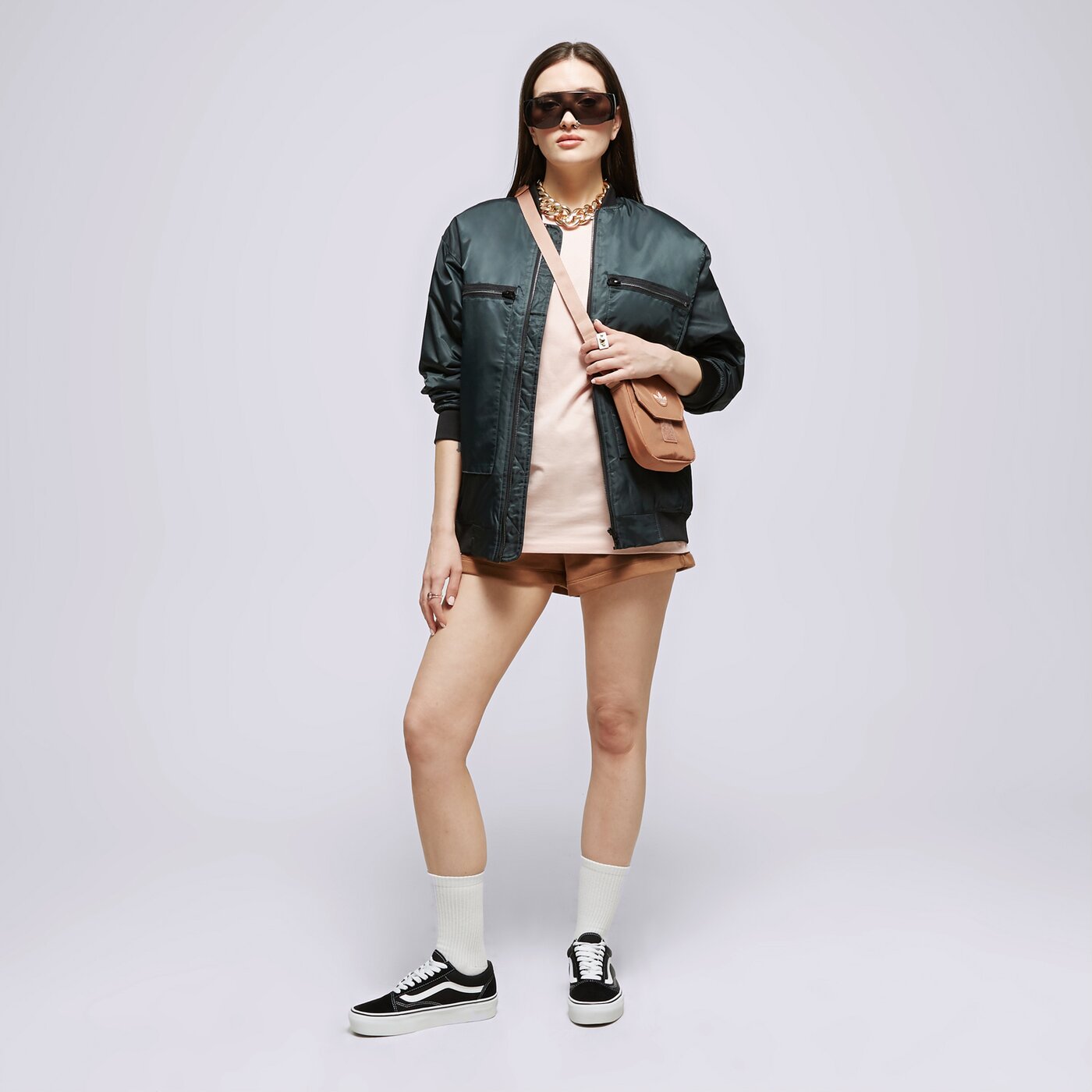 Дамски къси панталони CHAMPION ШОРТИ SHORTS 116220ms519 цвят кафяв