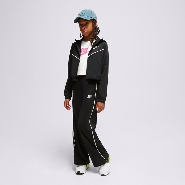 Детска тениска NIKE КОМПЛЕКТ G NSW HR TRACKSUIT HD FZ GIRL fd2948-010 цвят черен