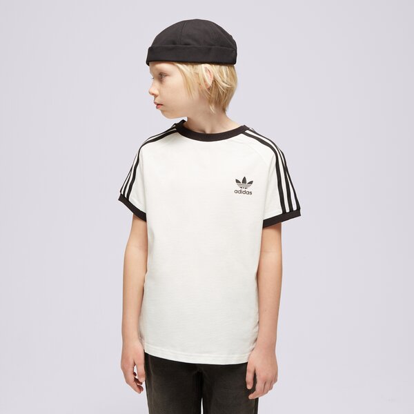 Детска тениска ADIDAS ТЕНИСКА 3STRIPES TEE BOY hk0265 цвят черен