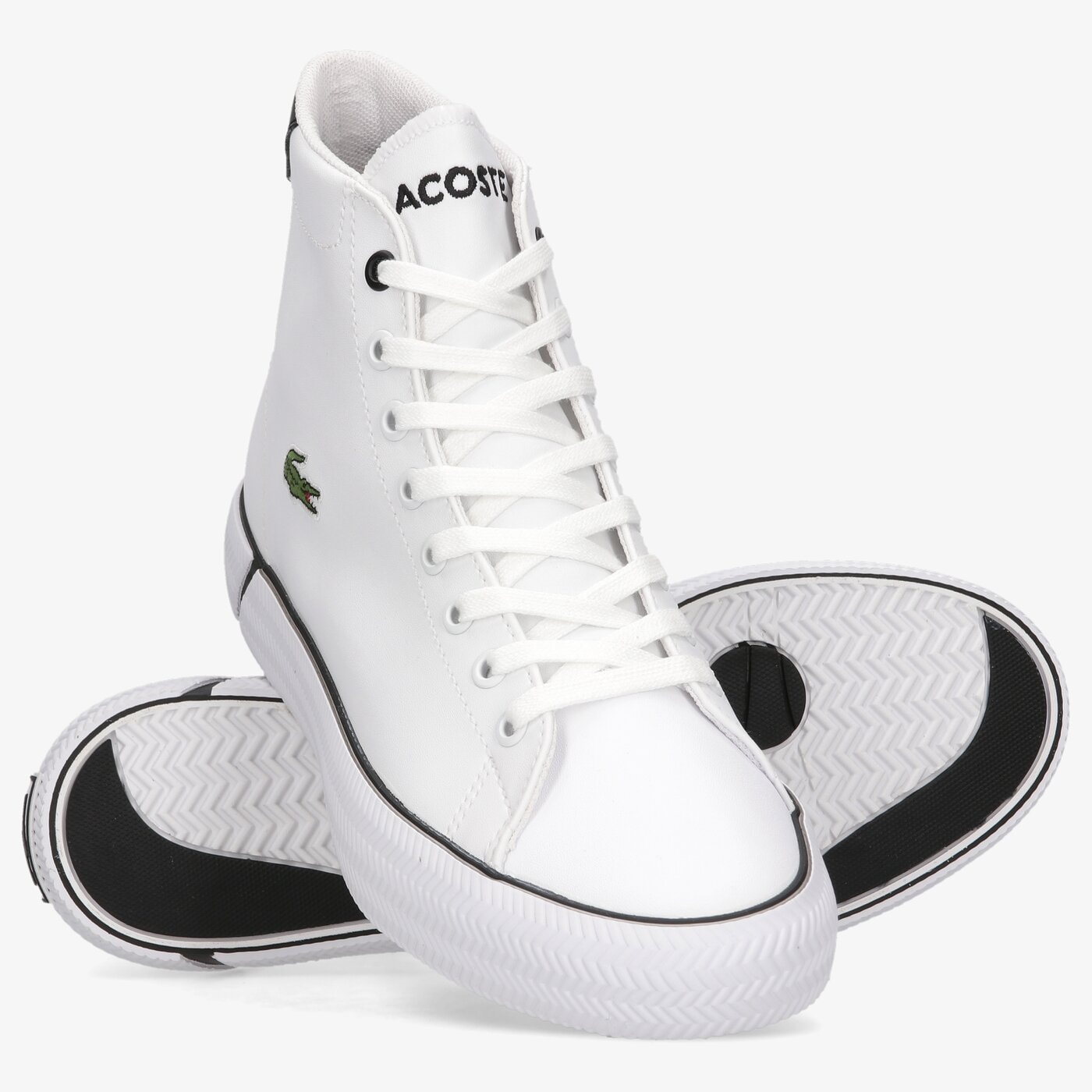 Детски маратонки LACOSTE GRIPSHOT MID 0121 1 CUJ 742cuj0002147 цвят бял