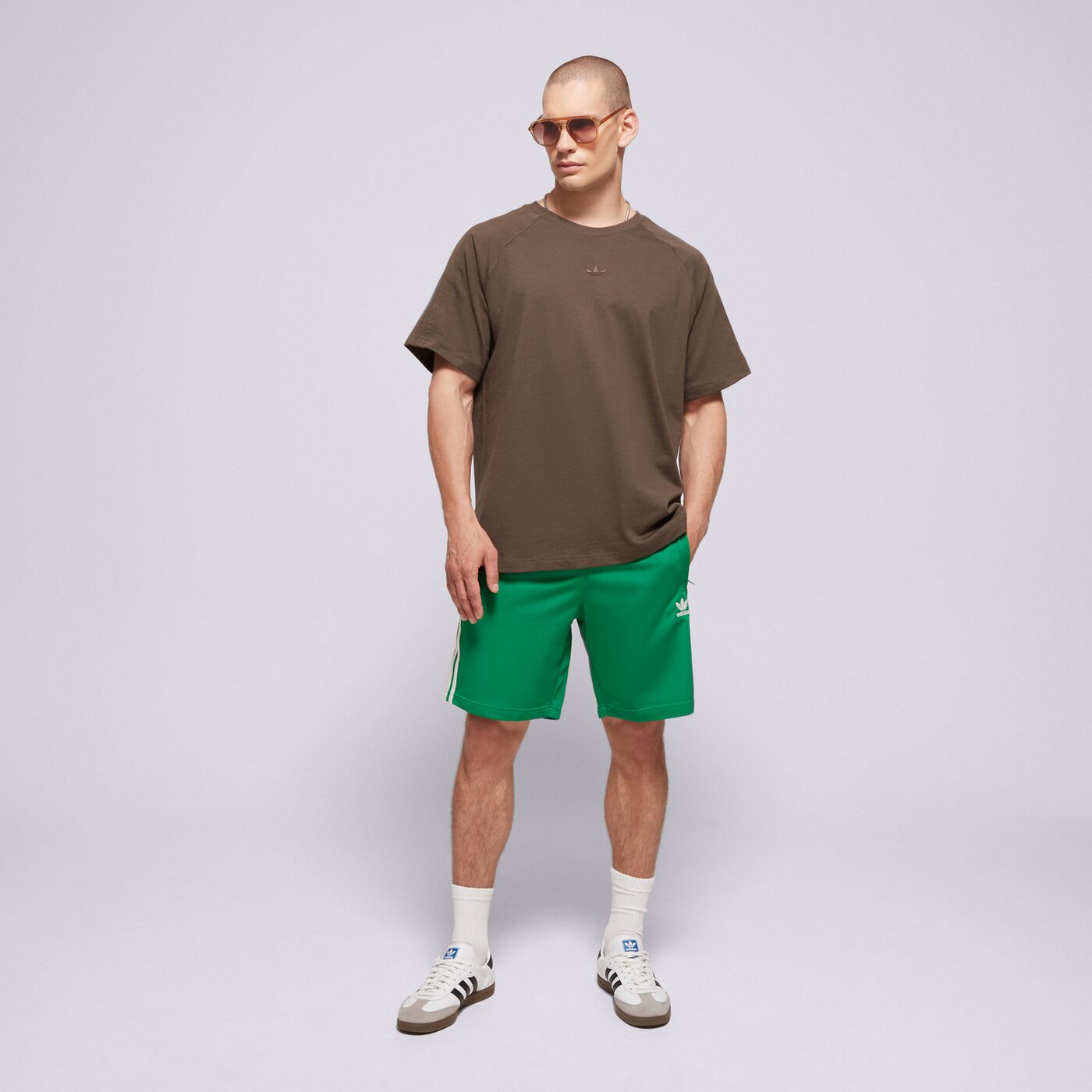 Мъжки къси панталони ADIDAS ШОРТИ FBIRD SHORT im9420 цвят зелен