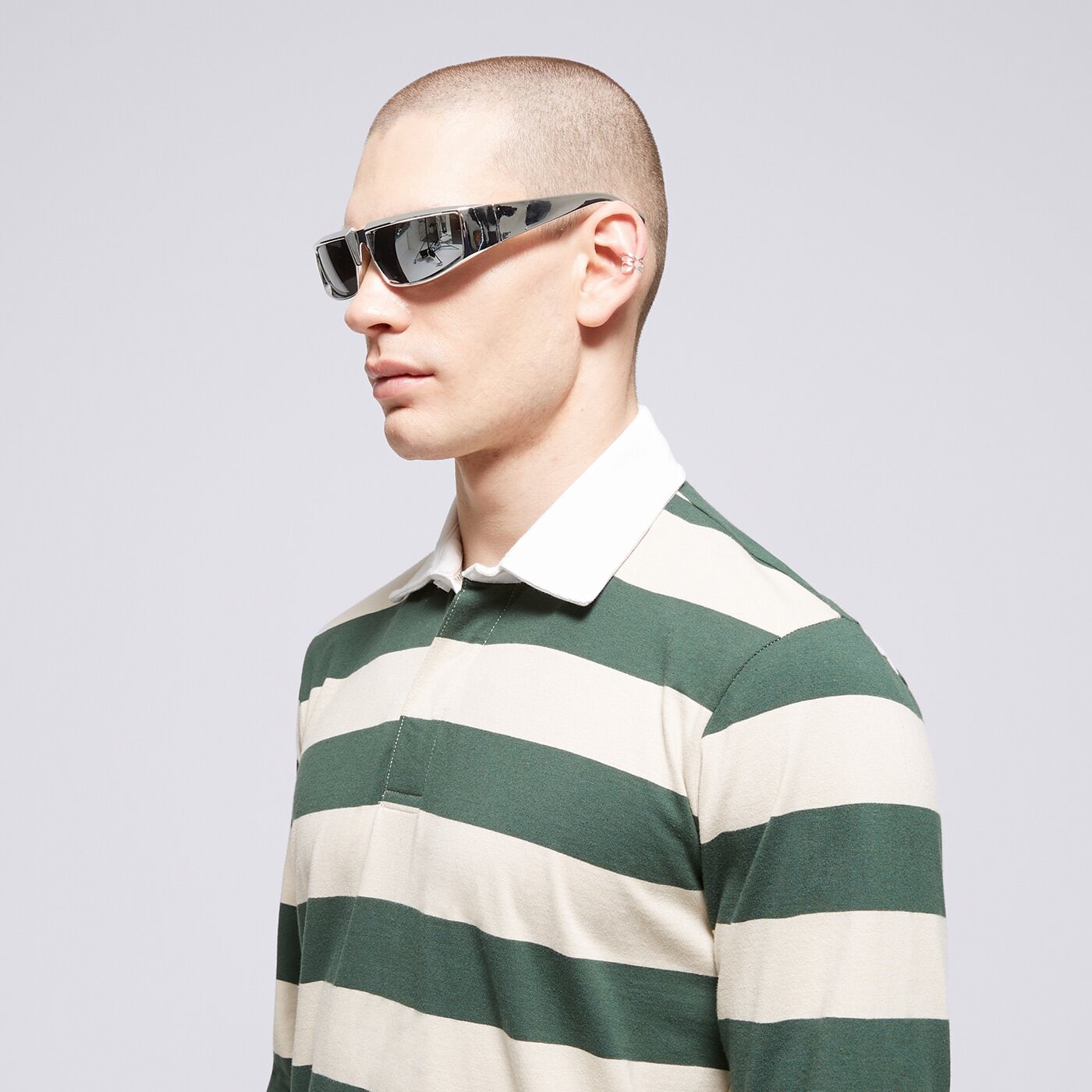 Мъжка тениска CONFRONT ТЕНИСКА ТИП ПОЛО CONFRONT cf124pom41001 цвят зелен