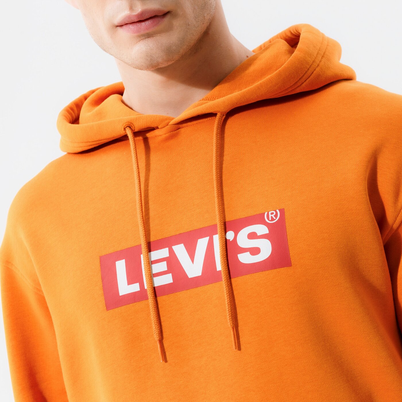 Мъжки суичър LEVI'S СУИТЧЪР С КАЧУЛКА T3 RELAXD GRAPHIC HOODIE 38821-0116 цвят кафяв