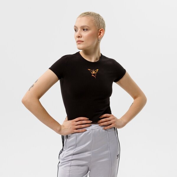 Дамска тениска PUMA ТЕНИСКА PUMA X DUA LIPA SLIM TEE 534737 01 цвят черен