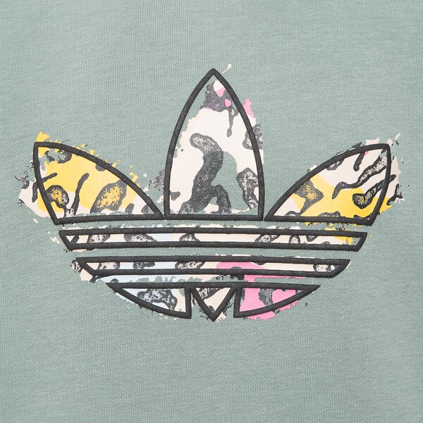 Детски суичър ADIDAS СУИТЧЪР CREW GIRL ib8596 цвят сив