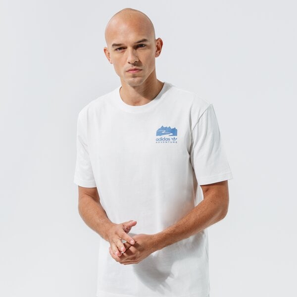 Мъжка тениска ADIDAS ТЕНИСКА FLMOUNT TEE h13913 цвят бял
