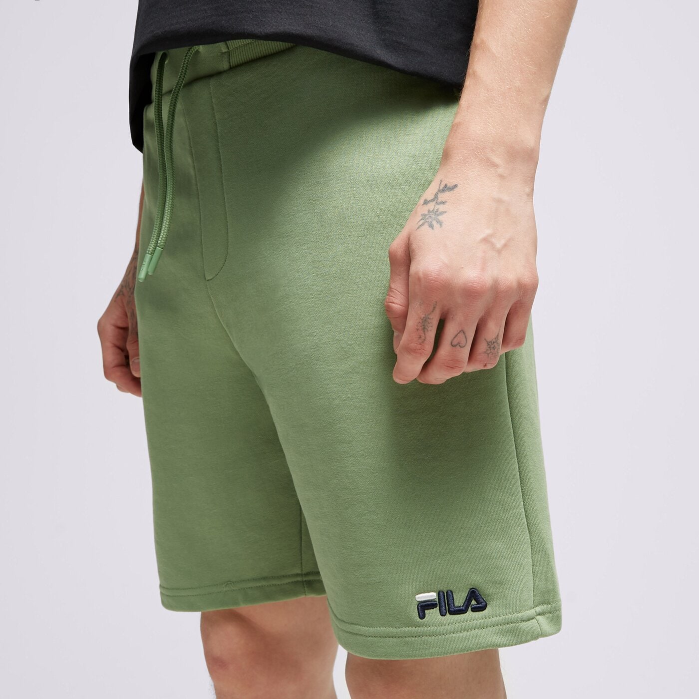 Мъжки къси панталони FILA ШОРТИ YELE ss23spm230627 цвят зелен