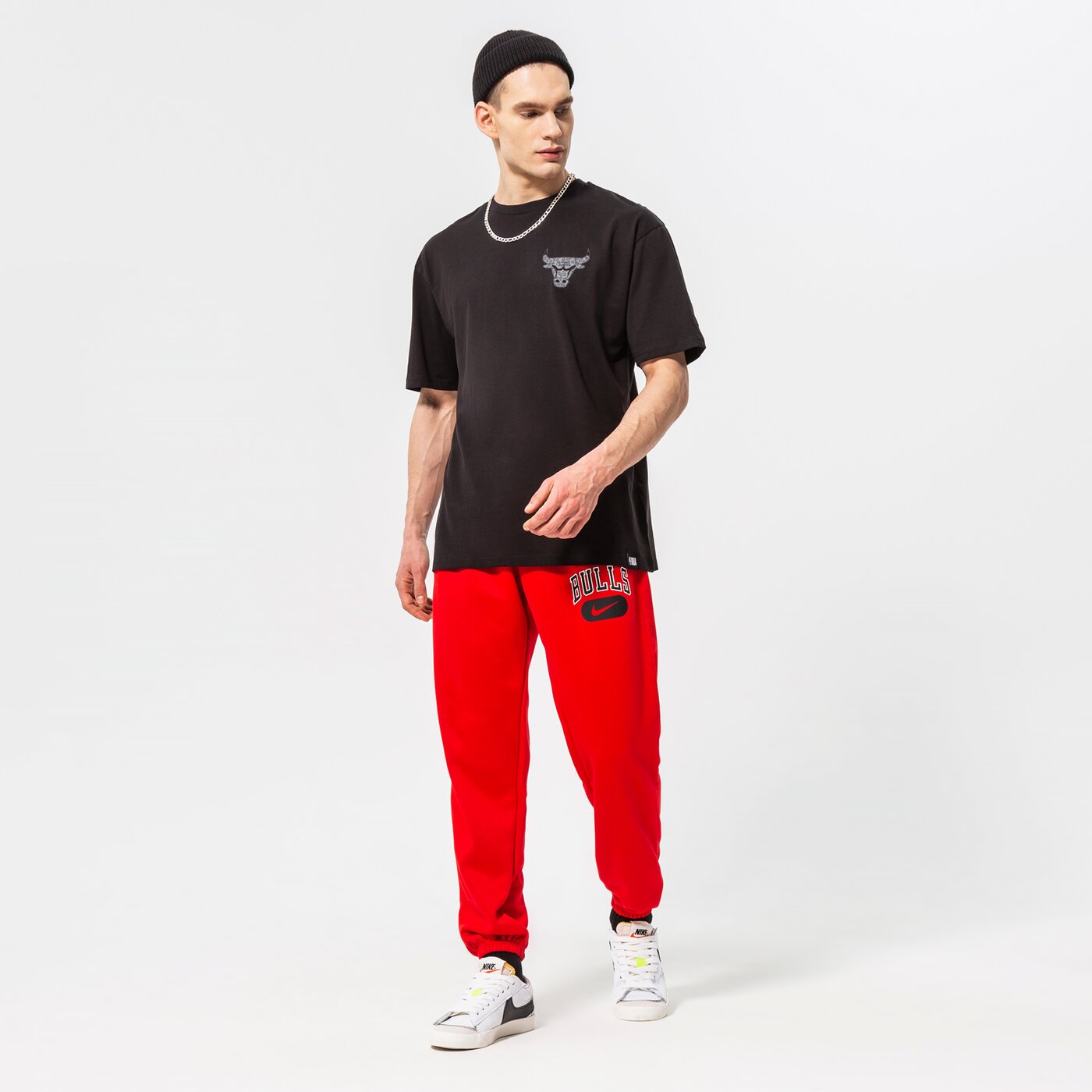 Мъжка тениска NEW ERA ТЕНИСКА SEAS INFILL OS BULLS CHICAGO BULLS BLKLEP 12893095 цвят черен