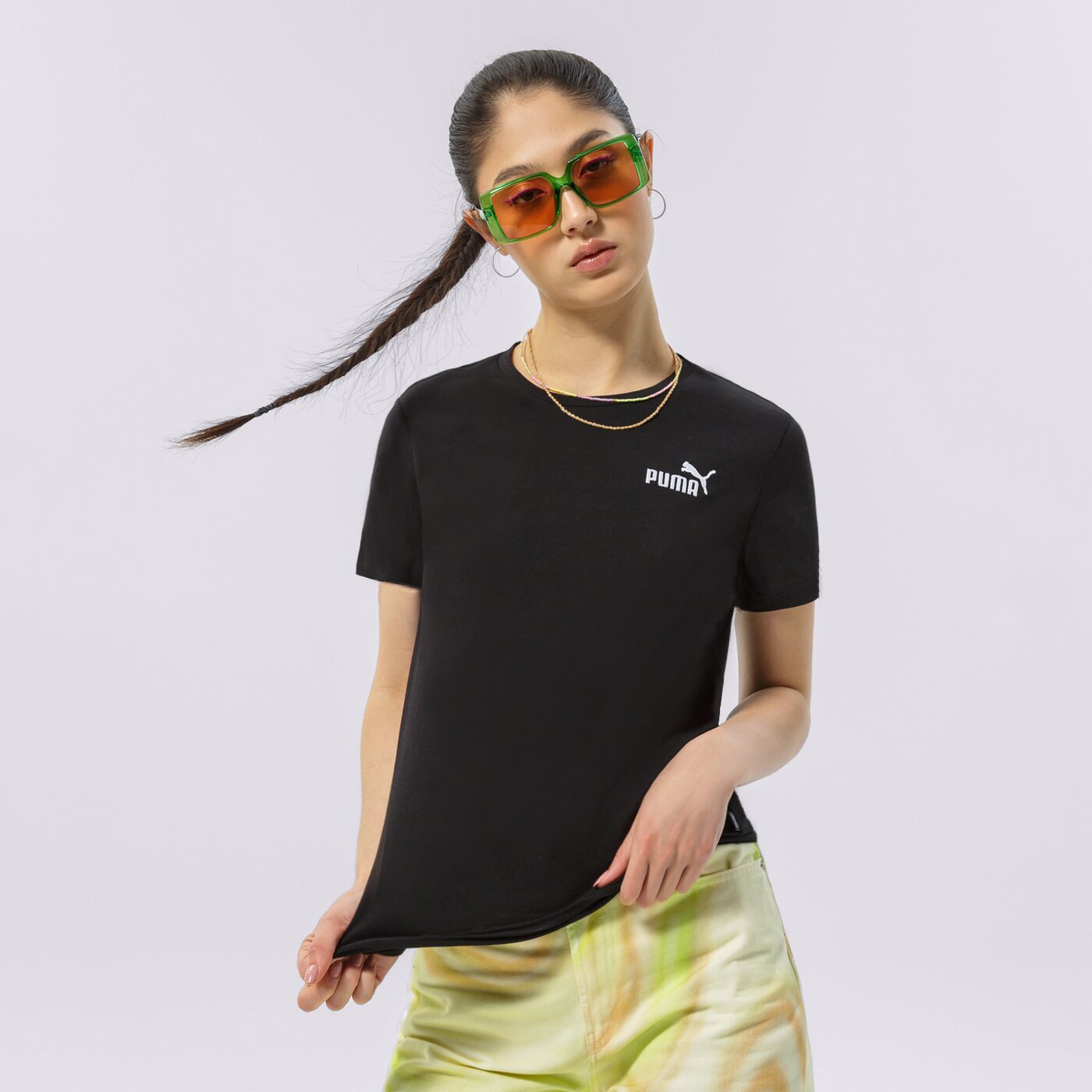 Дамска тениска PUMA ТЕНИСКА ESS+ EMBROIDERY 848331 01 цвят черен