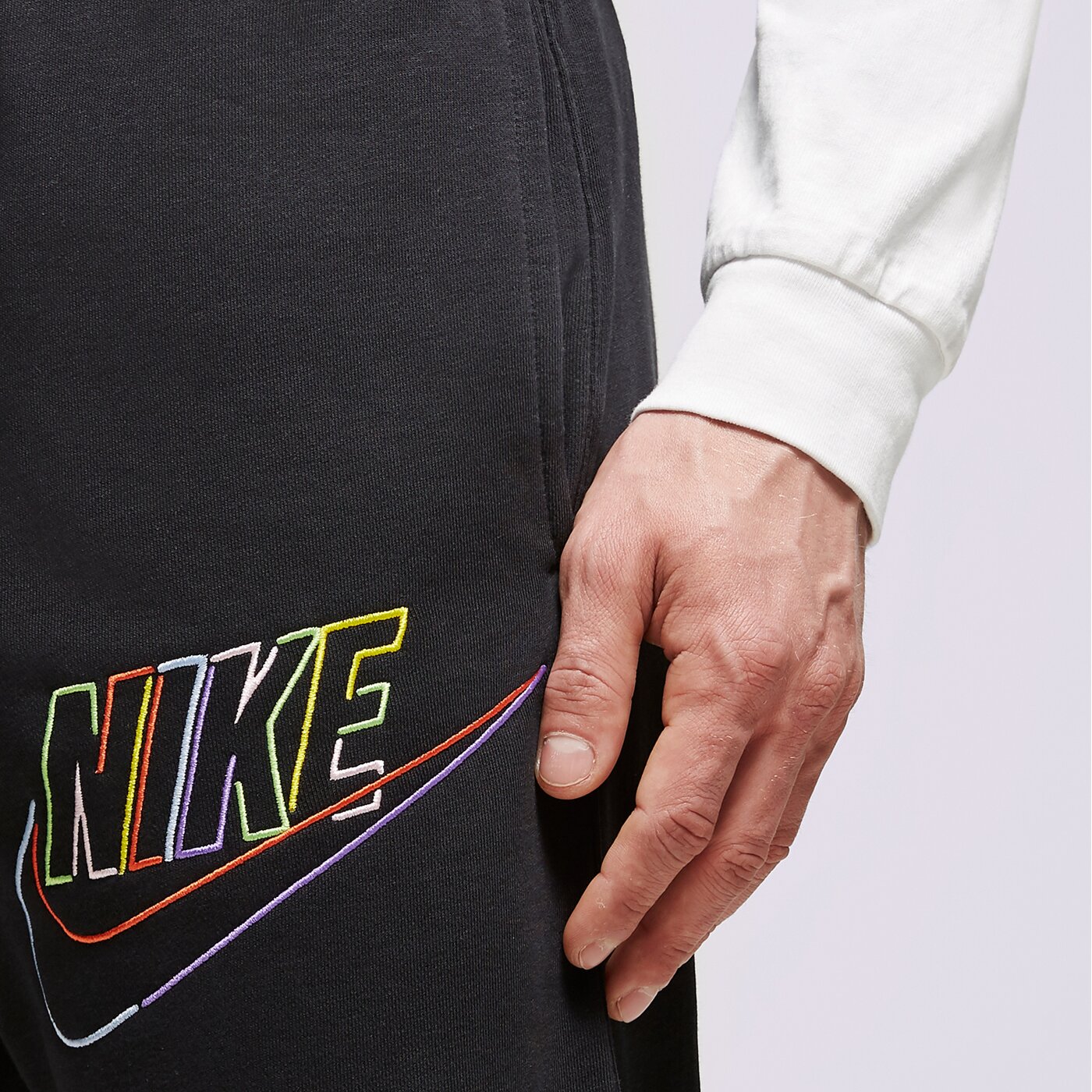 Мъжки панталони NIKE ПАНТАЛОНИ M NK CLUB+ FT CF PANT MCF dx0799-010 цвят черен
