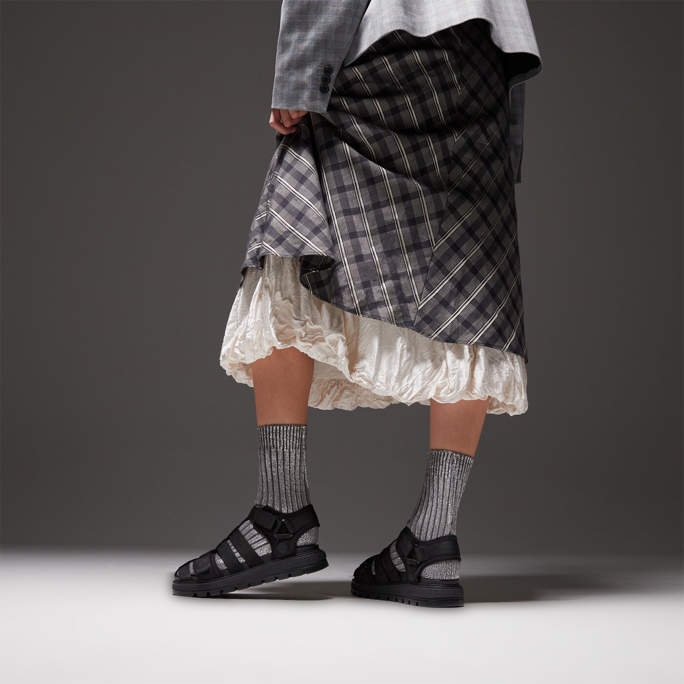 Дамски чехли и сандали TIMBERLAND RAY CITY SANDAL tb0a5rfb0011 цвят черен