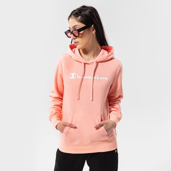 Дамски суичър CHAMPION СУИТЧЪР С КАЧУЛКА HOODED SWEATSHIRT 114858ps012 цвят розов