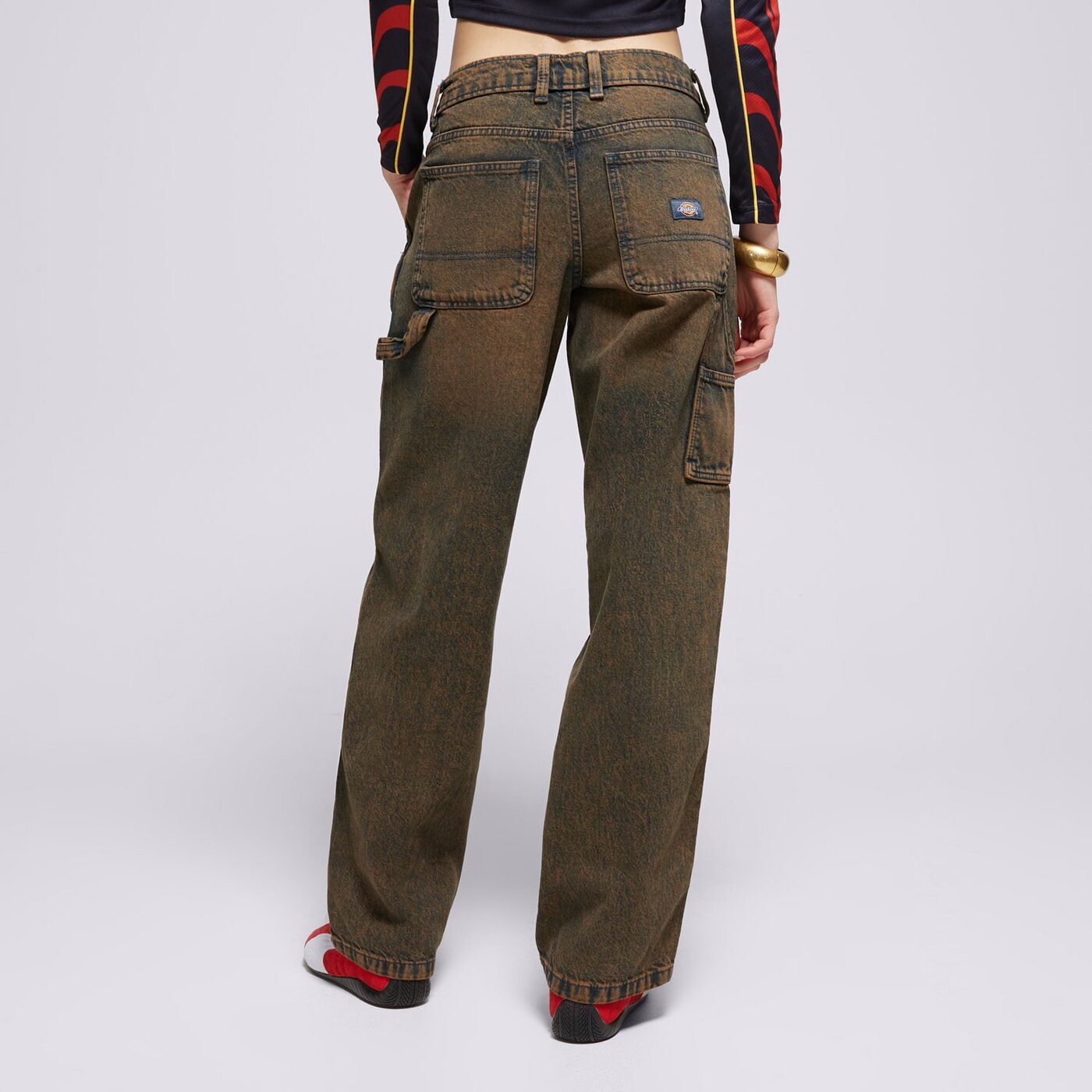 Дамски панталони DICKIES ПАНТАЛОНИ STEVENSVILLE CARPENTER W dk0a863sk591 цвят син