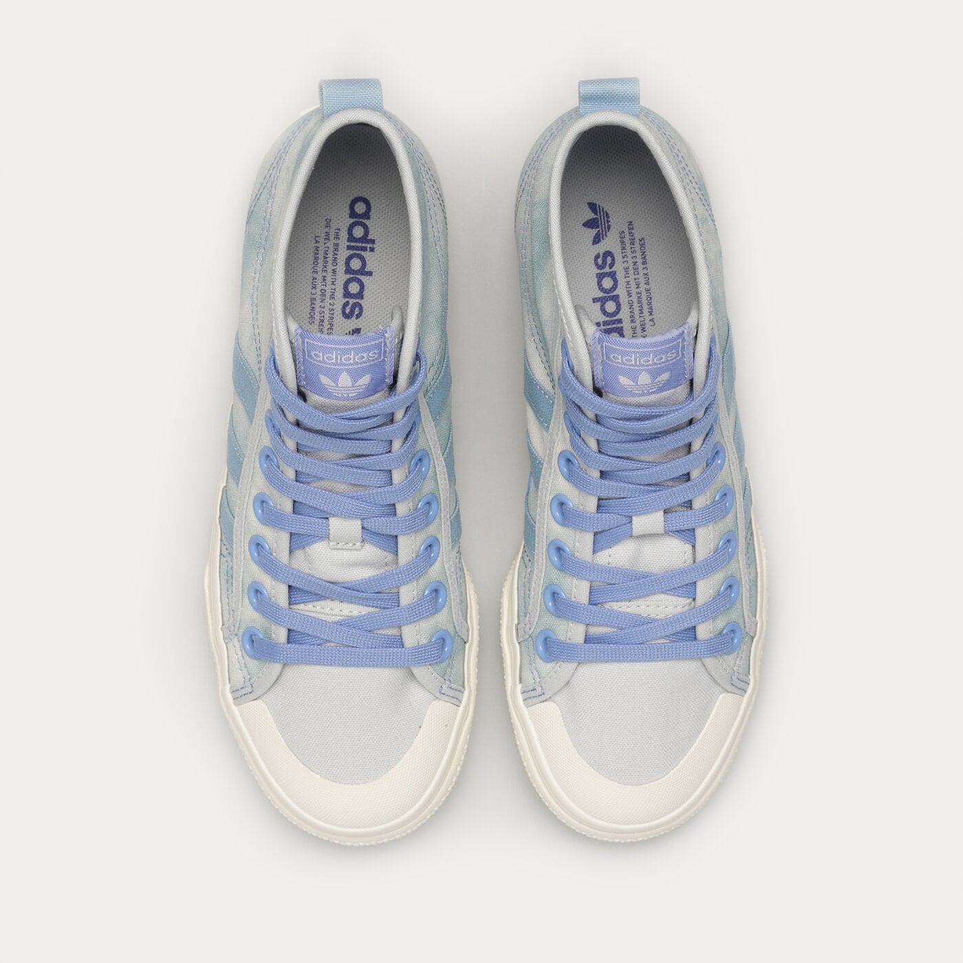 Дамски маратонки ADIDAS NIZZA PLATFORM MID W hq4327 цвят син