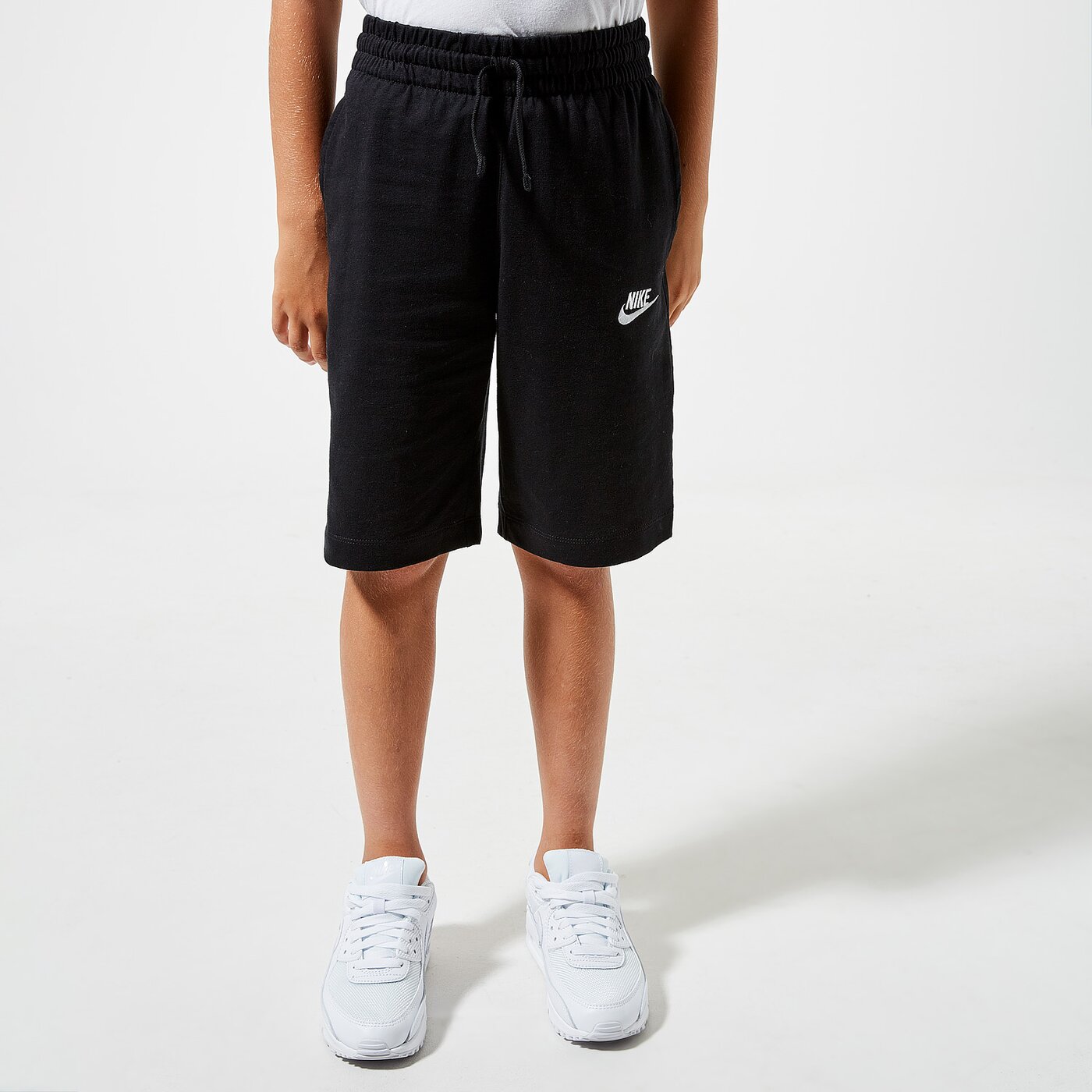  NIKE ШОРТИ BOYS' SPORTSWEAR SHORT 805450-011 цвят черен