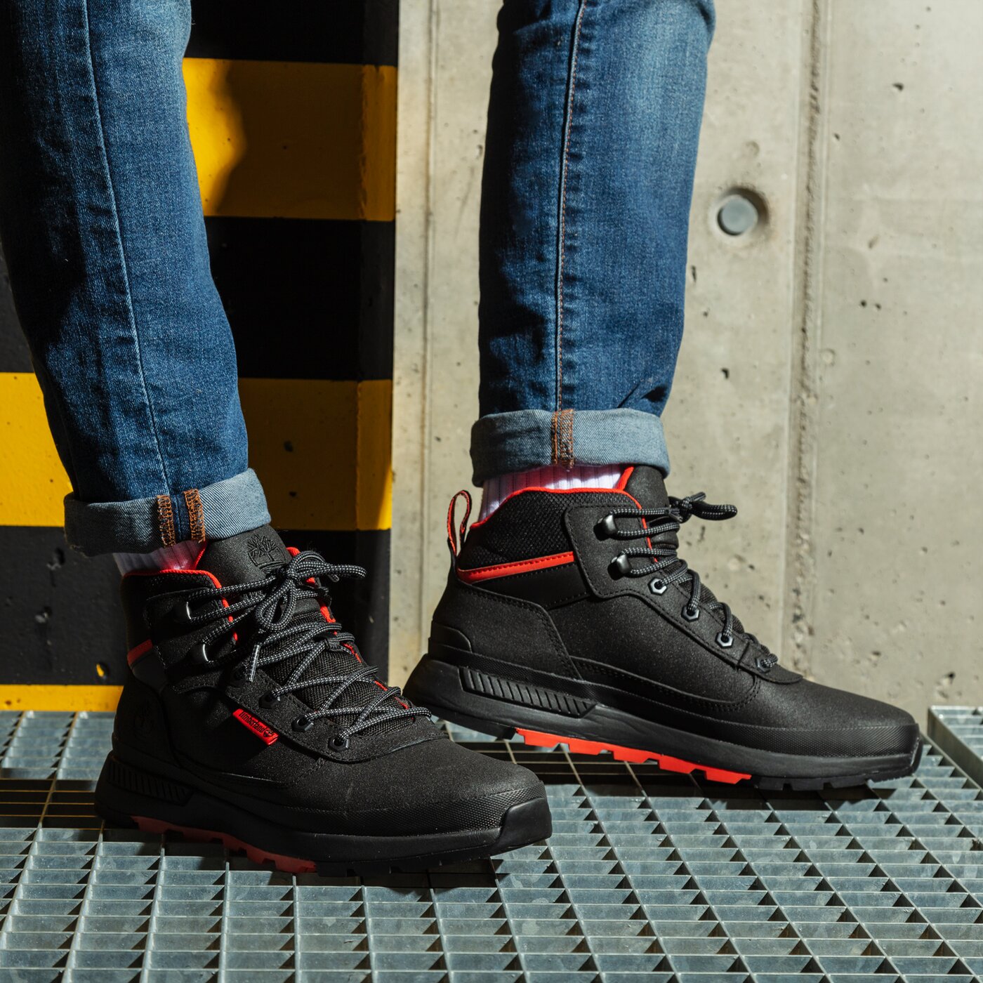 Мъжки зимни обувки TIMBERLAND FIELD TREKKER MID tb0a2fzp0011 цвят черен