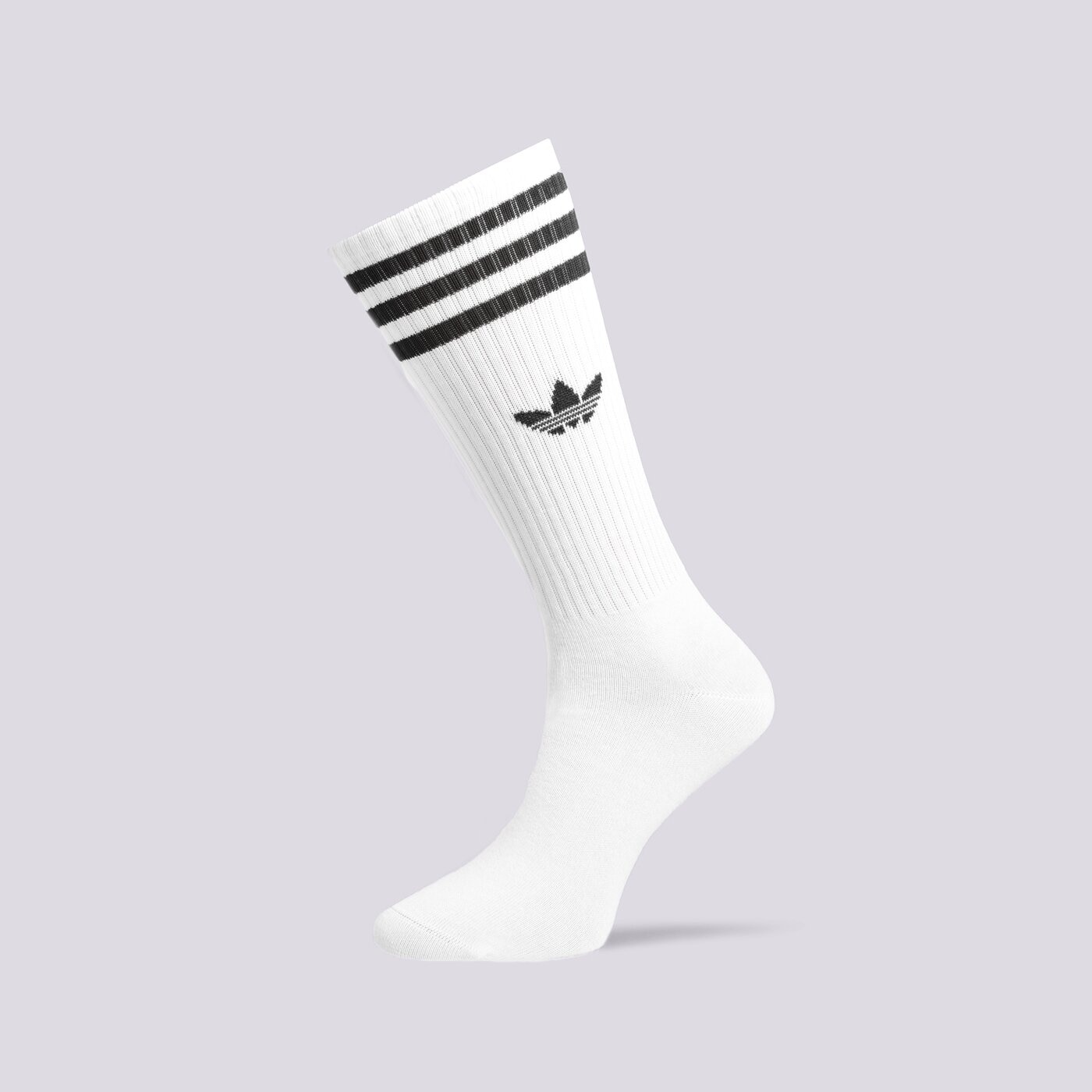 Дамски чорапи ADIDAS ЧОРАПИ 3-PACK SOLID SOCKS HIGH CREW ij0734 цвят бял