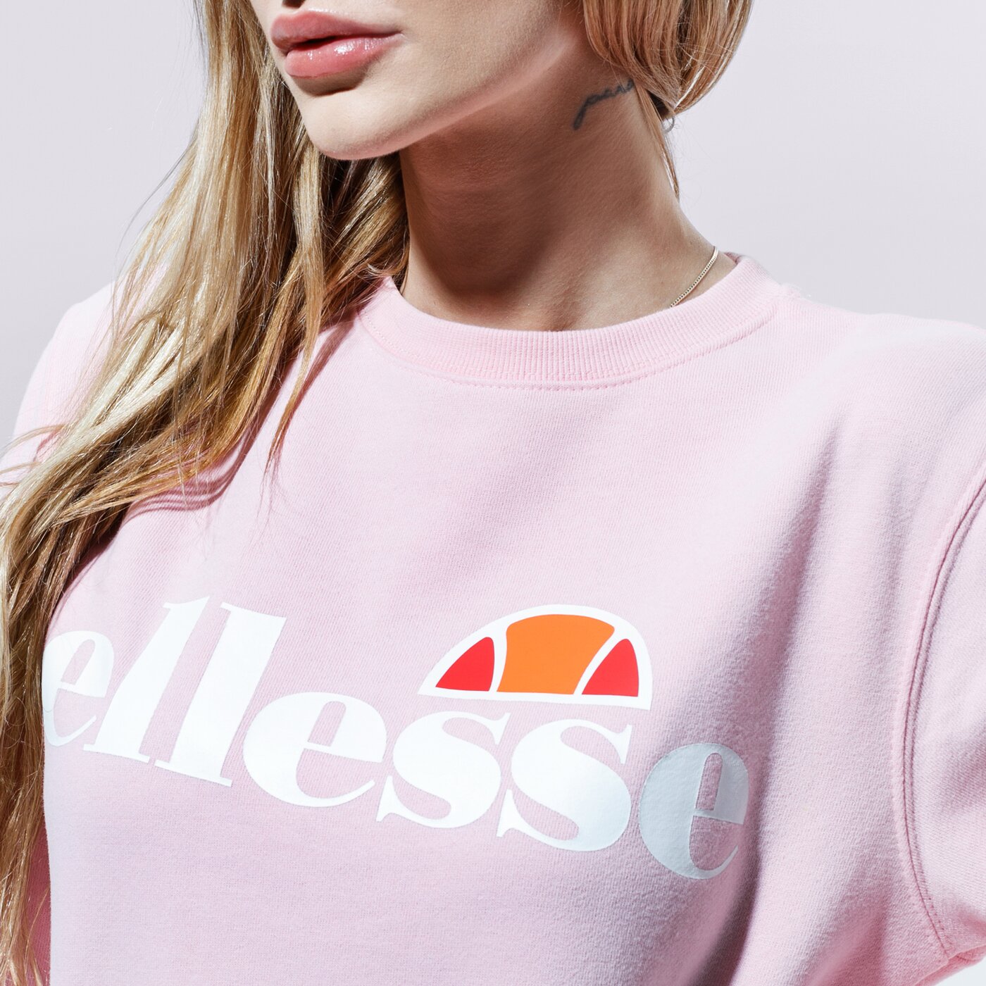 Дамски суичър ELLESSE СУИТЧЪР AGATA LPINK SWEATSHIRT sgs03238808 цвят розов
