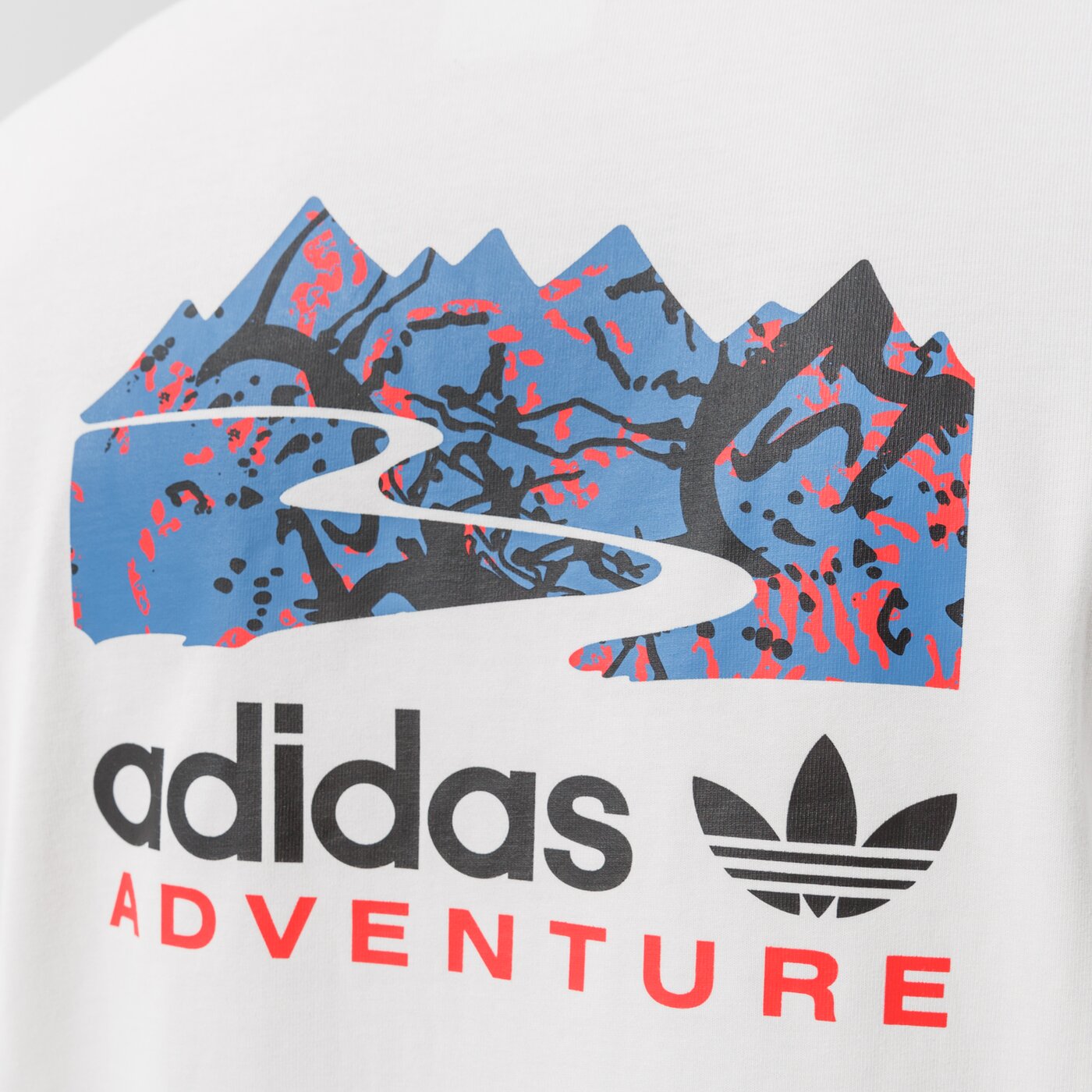 Мъжка тениска ADIDAS ТЕНИСКА FLMOUNT TEE h13913 цвят бял